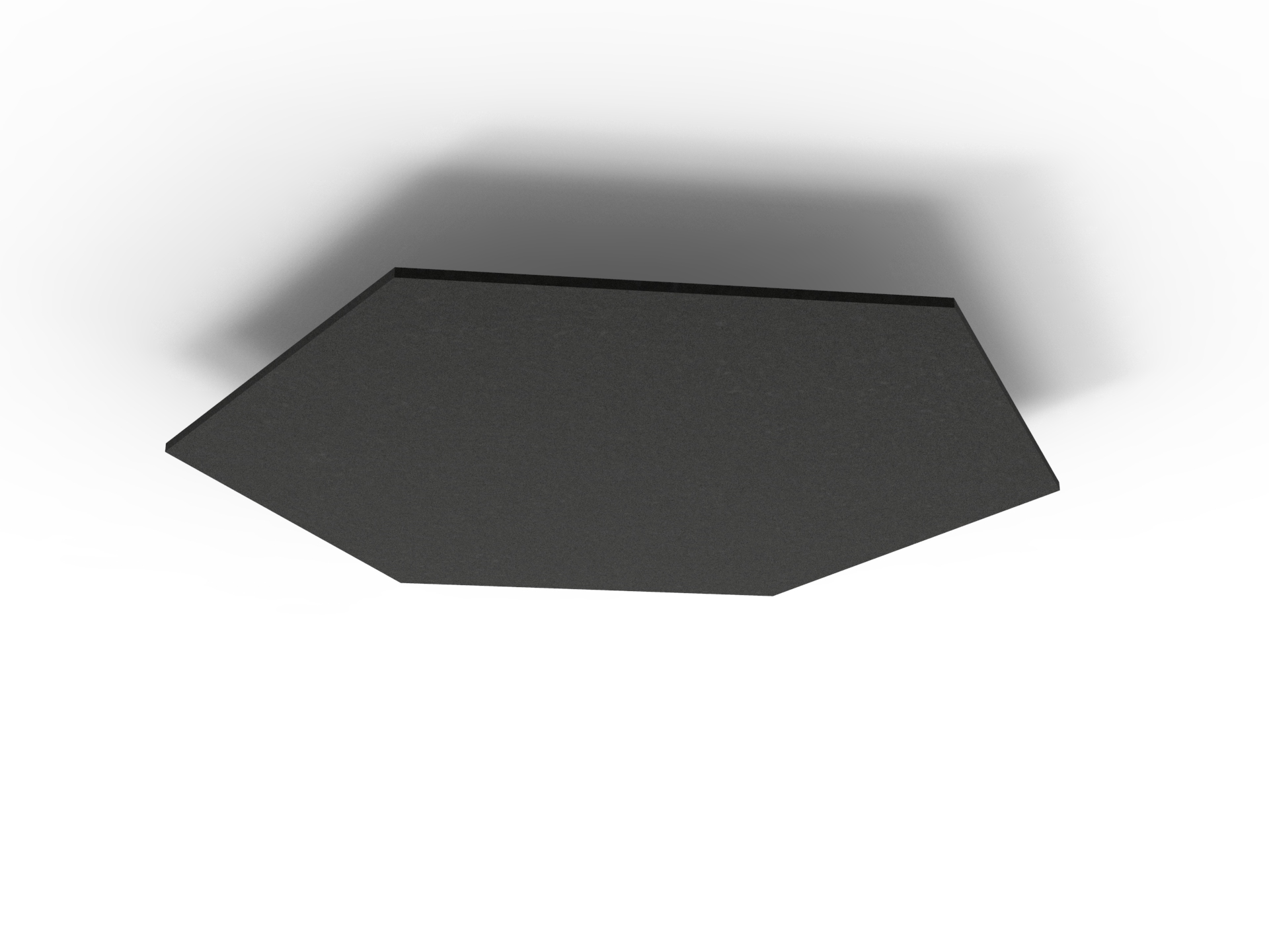 Acouline Hive Hanging Ceiling Panel – Coal 070 | 1180mm Dia × 24mm | NRC 0.85 | 100% PET