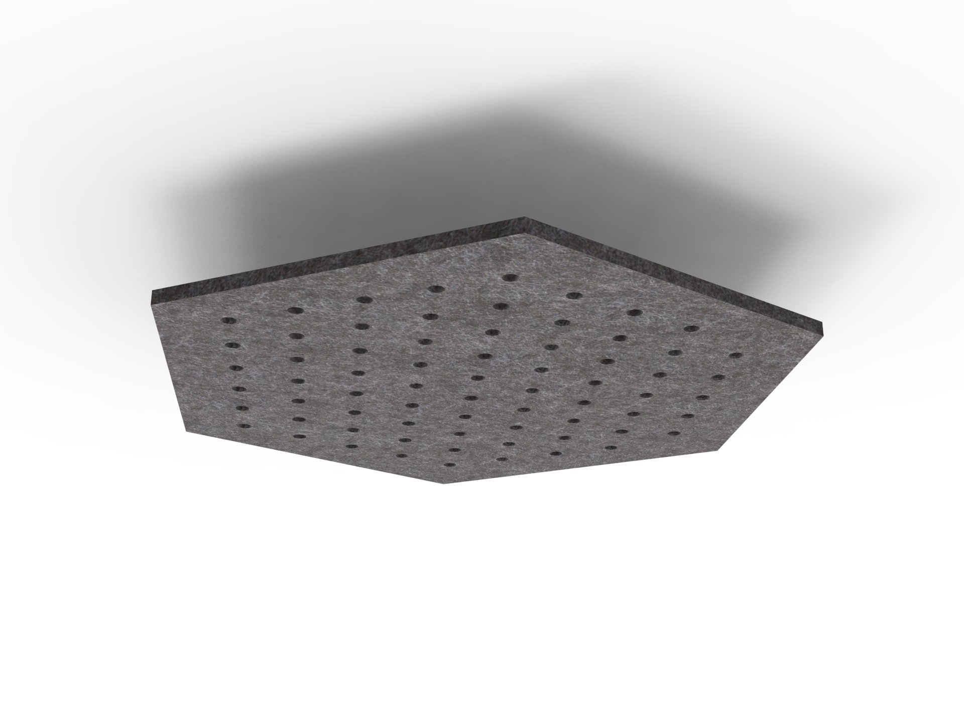 Ripple Hive Hanging Ceiling Panel – 1180mm Dia, 24mm Thick, NRC 0.85, 10-Year Warranty – Char