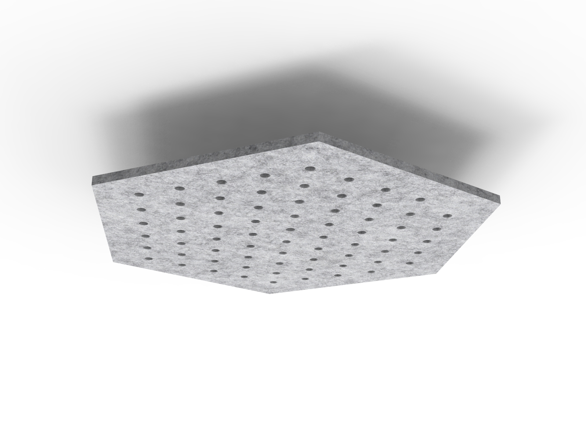 Ripple Hive Hanging Ceiling Panel – 1180mm Dia, 24mm Thick, NRC 0.85, 10-Year Warranty – Flint
