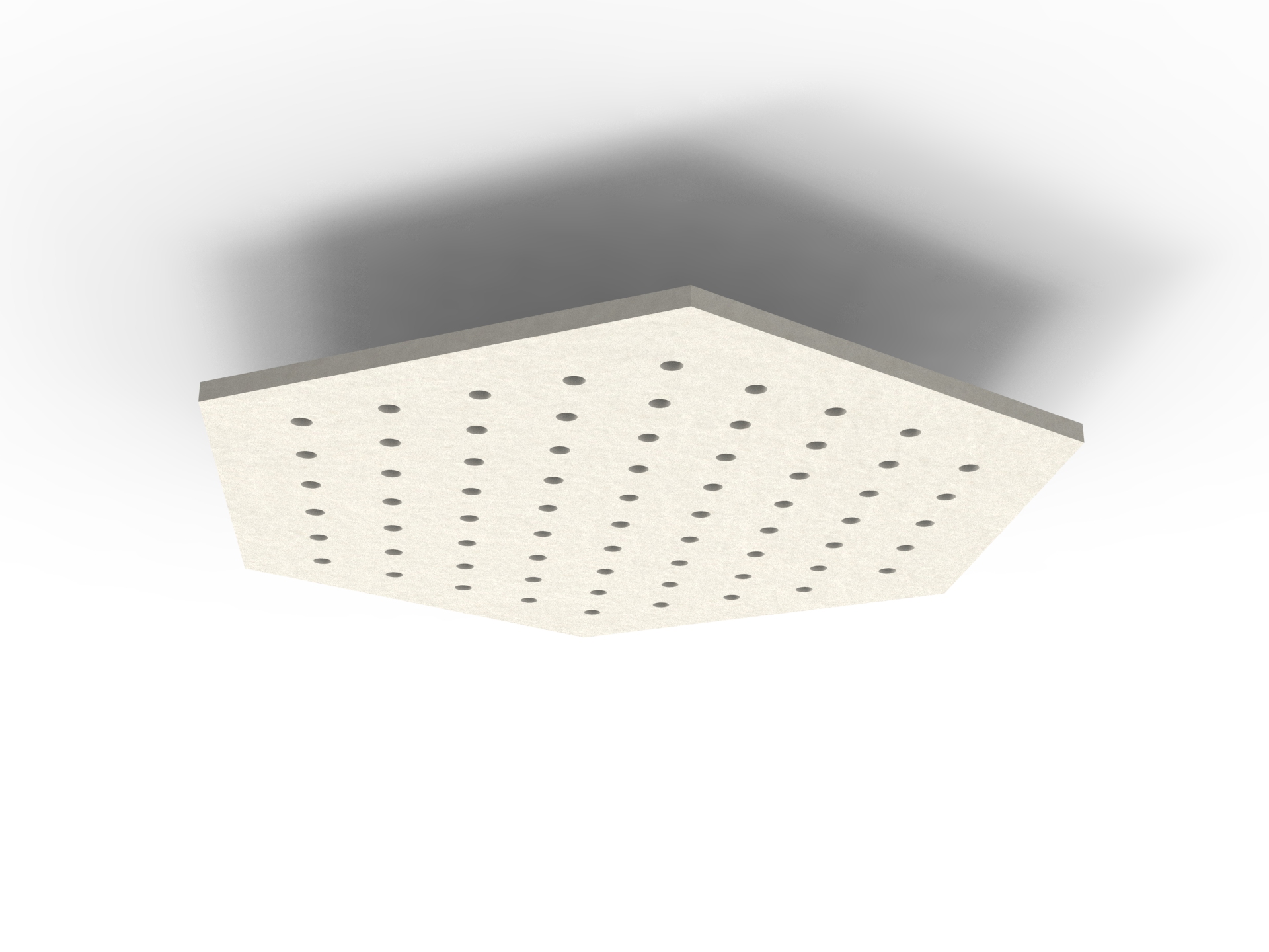 Ripple Hive Hanging Ceiling Panel – 1180mm Dia, 24mm, Frost 380 | NRC 0.85 Acoustic (RAPIDLINE)