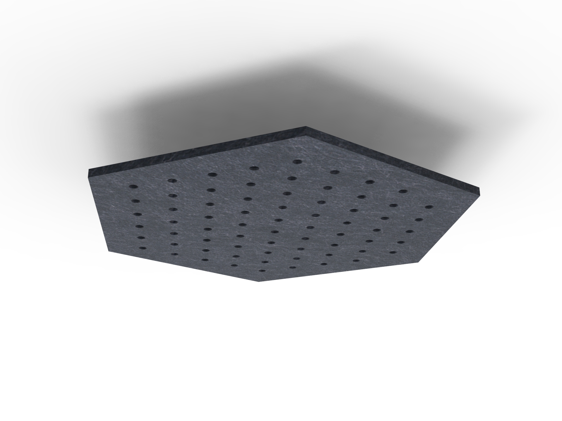 Acouline Ripple Hive Hanging Ceiling Panel – Lake, 1180mm Dia, 24mm, NRC 0.85