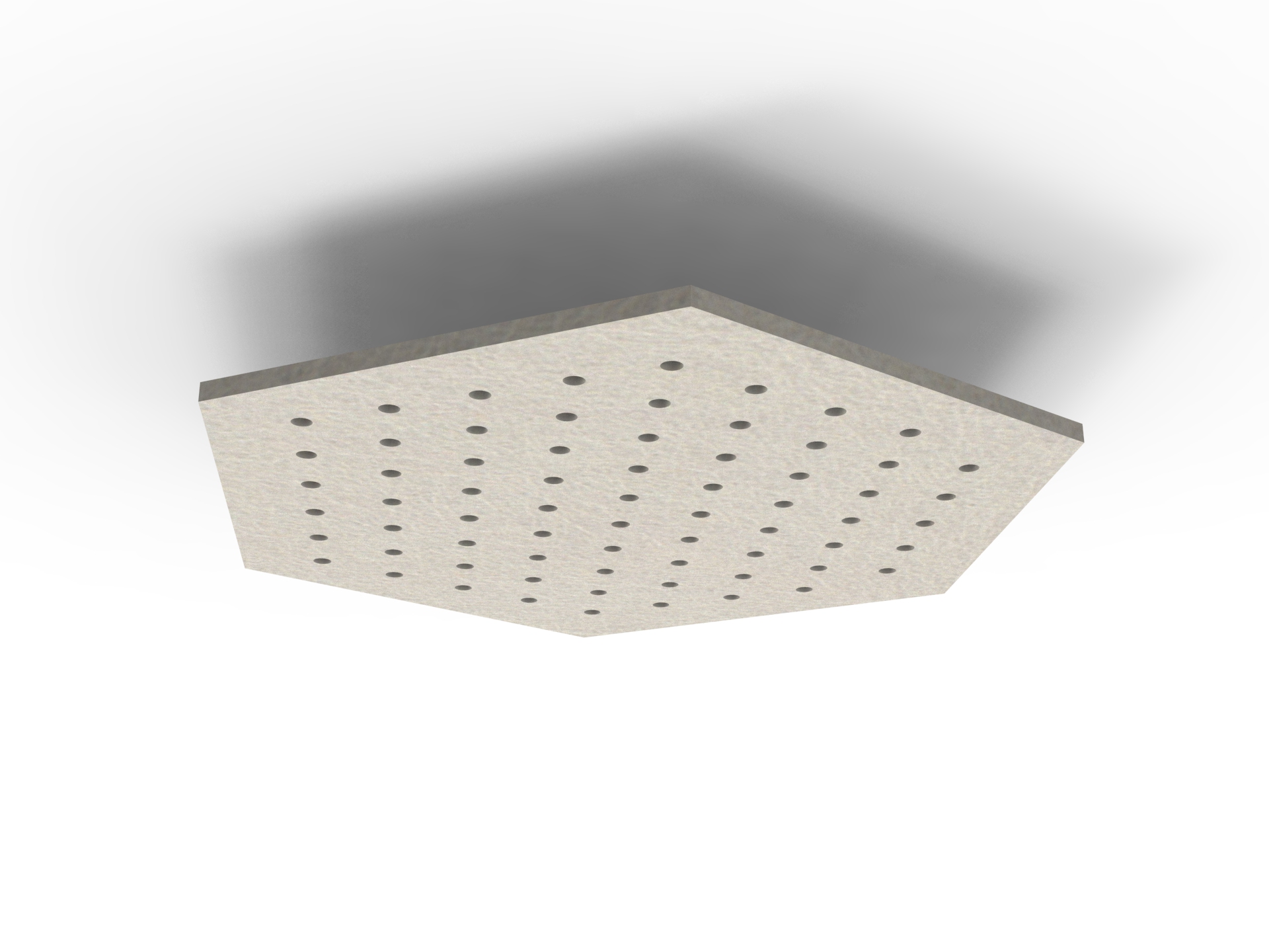 Ripple Hive Hanging Ceiling Panel – 1180mm Dia, Mist 500, 24mm | Rapidline