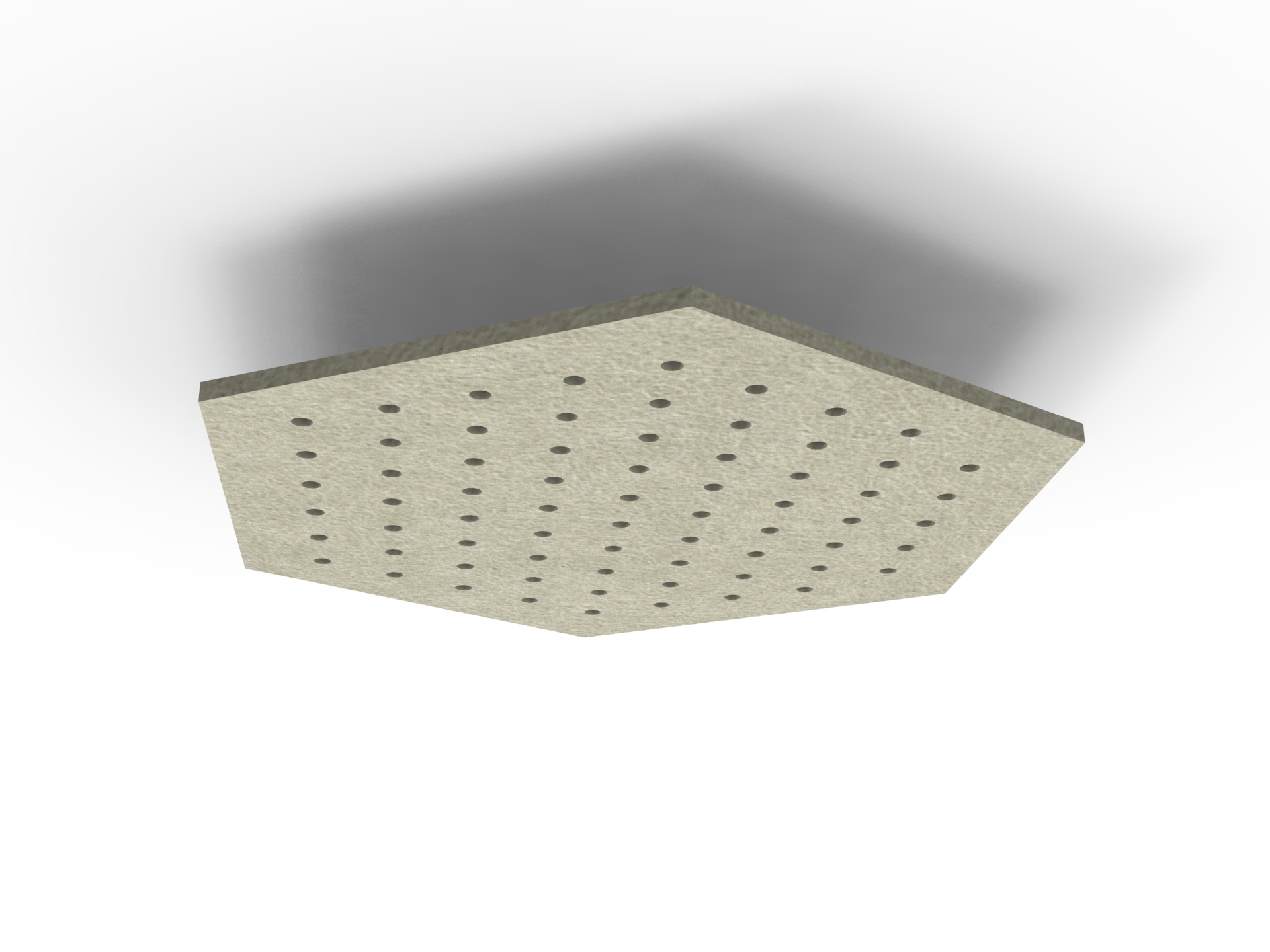 Acouline Ripple Hive Hanging Ceiling Panel – Moss, 1180mm Dia, 24mm, NRC 0.85