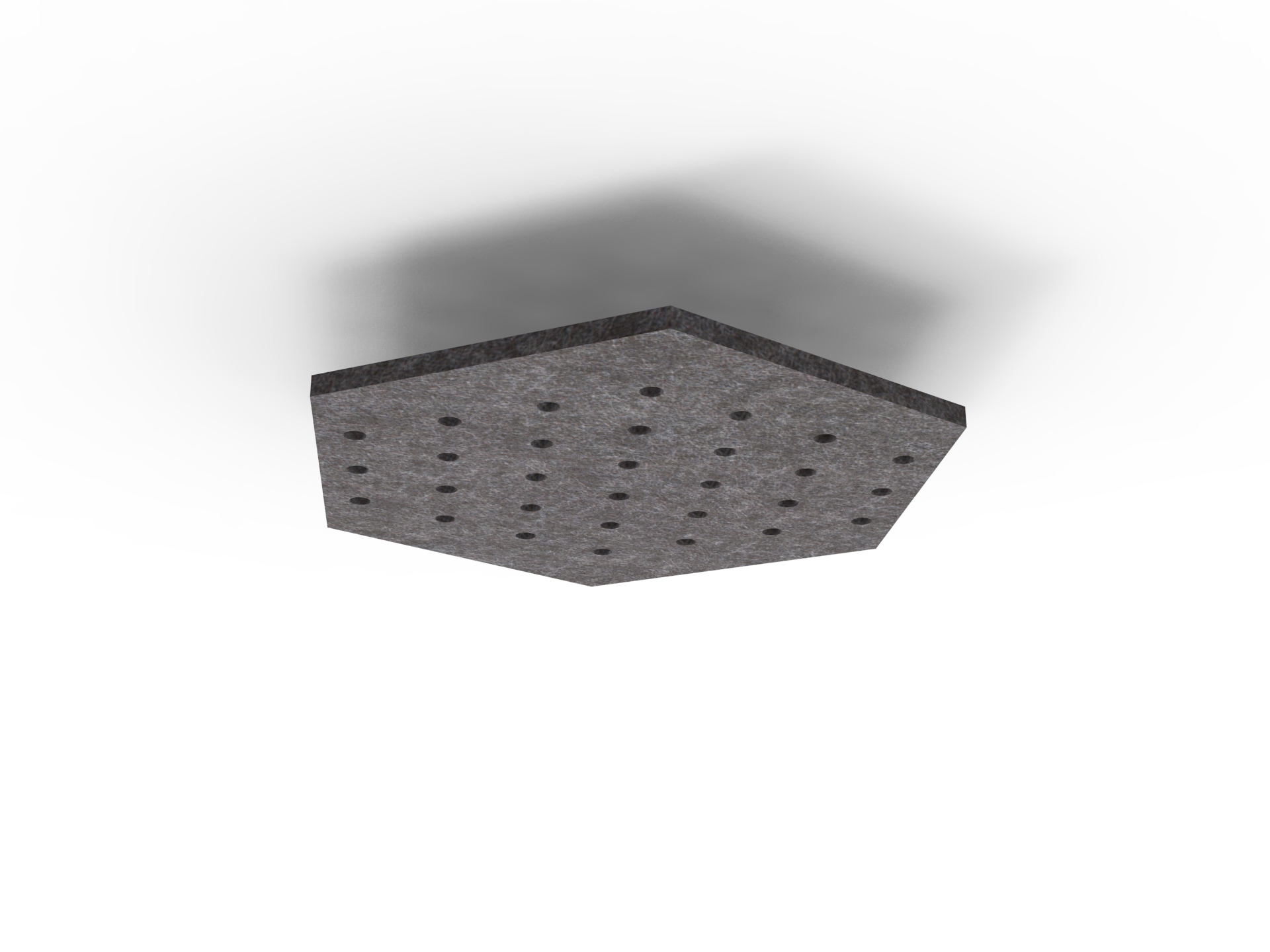 Ripple Hive Hanging Ceiling Panel – 790mm Dia, Char 040, 24mm | Rapidline