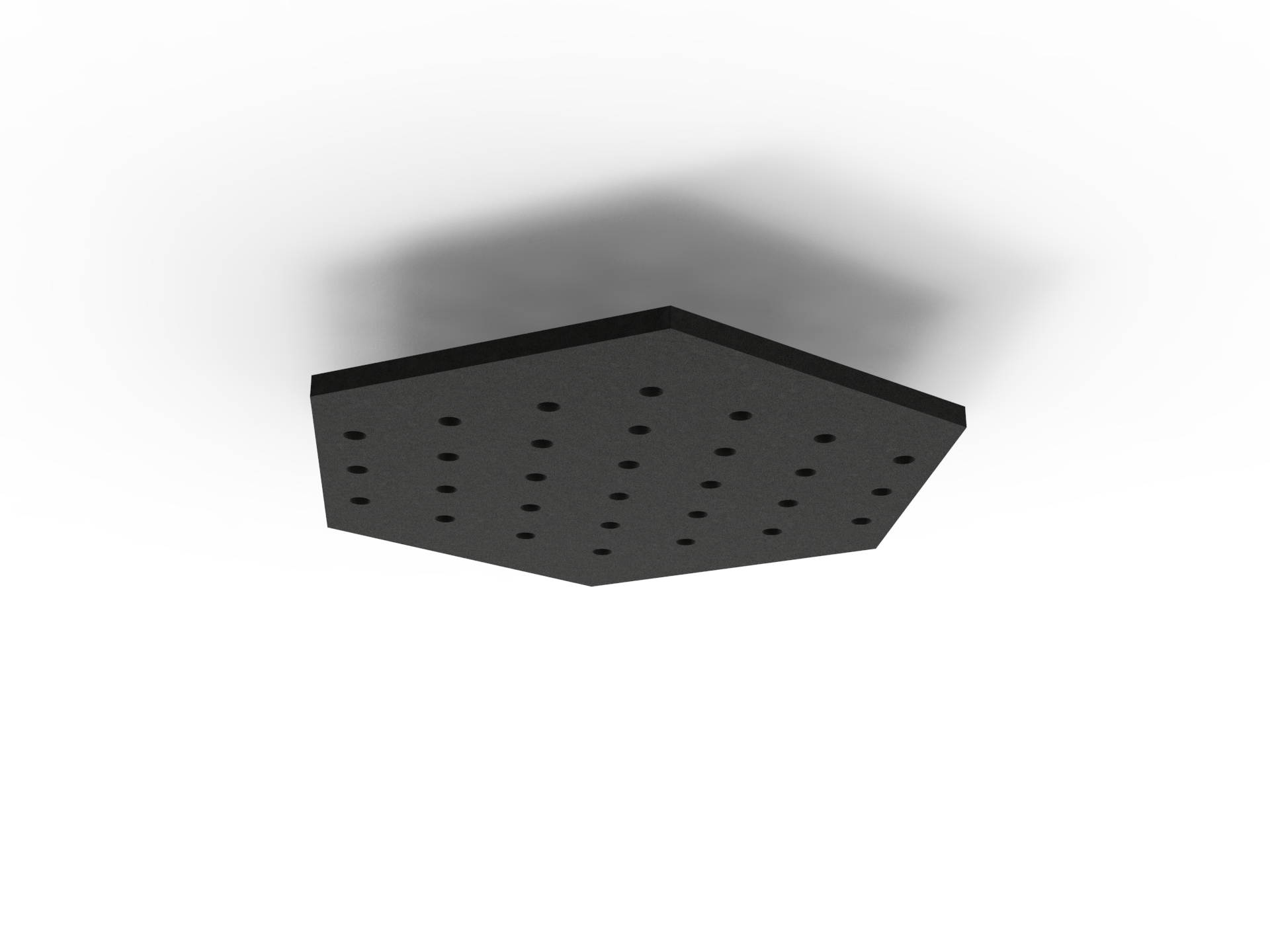 Rapidline Ripple Hive Hanging Ceiling Panel – Coal 070 | 790mm Dia × 24mm | NRC 0.85 | 10-Year Warranty