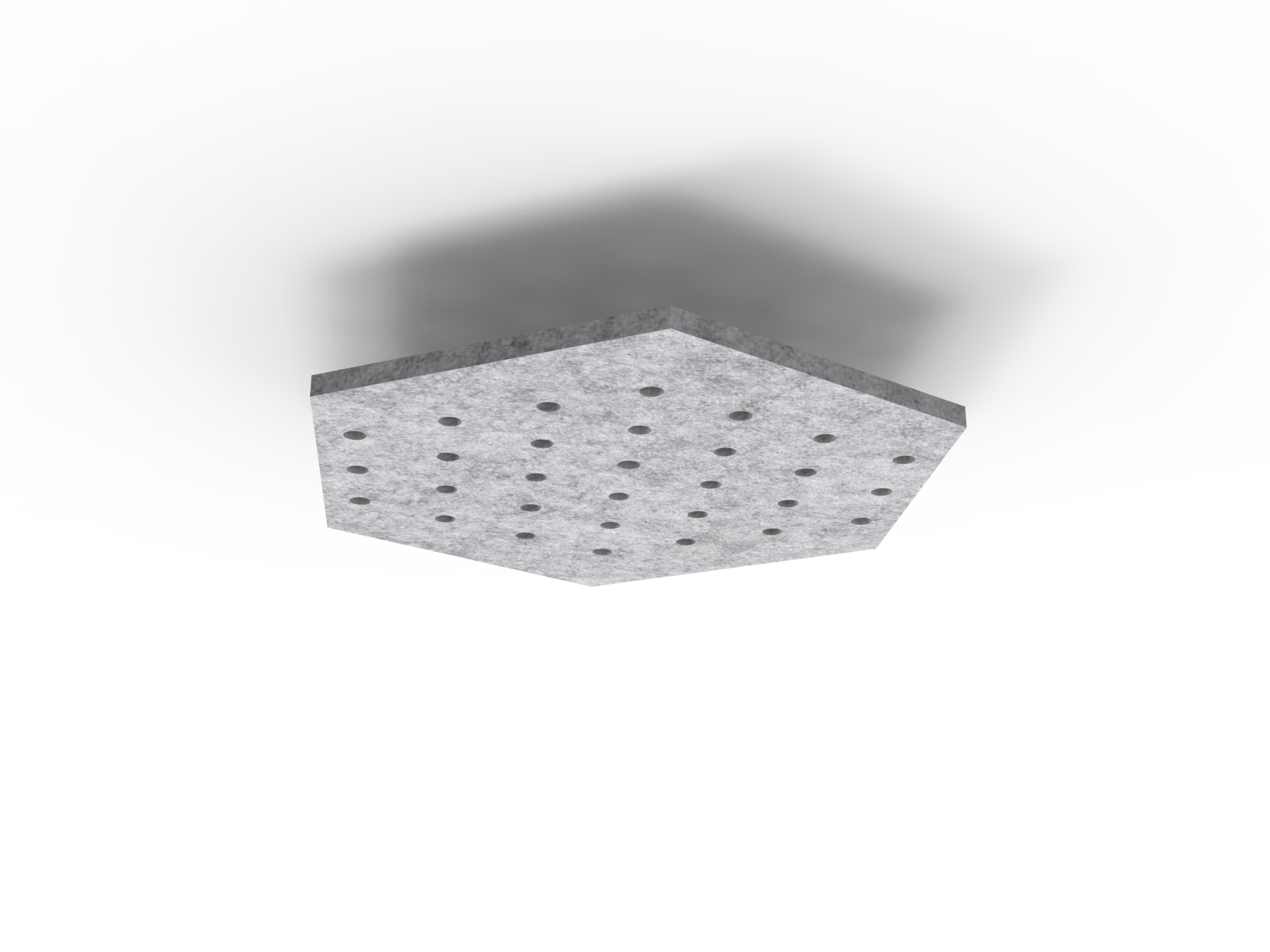 Ripple Hive Hanging Ceiling Panel – 790mm Dia, Flint 030, 24mm | Rapidline