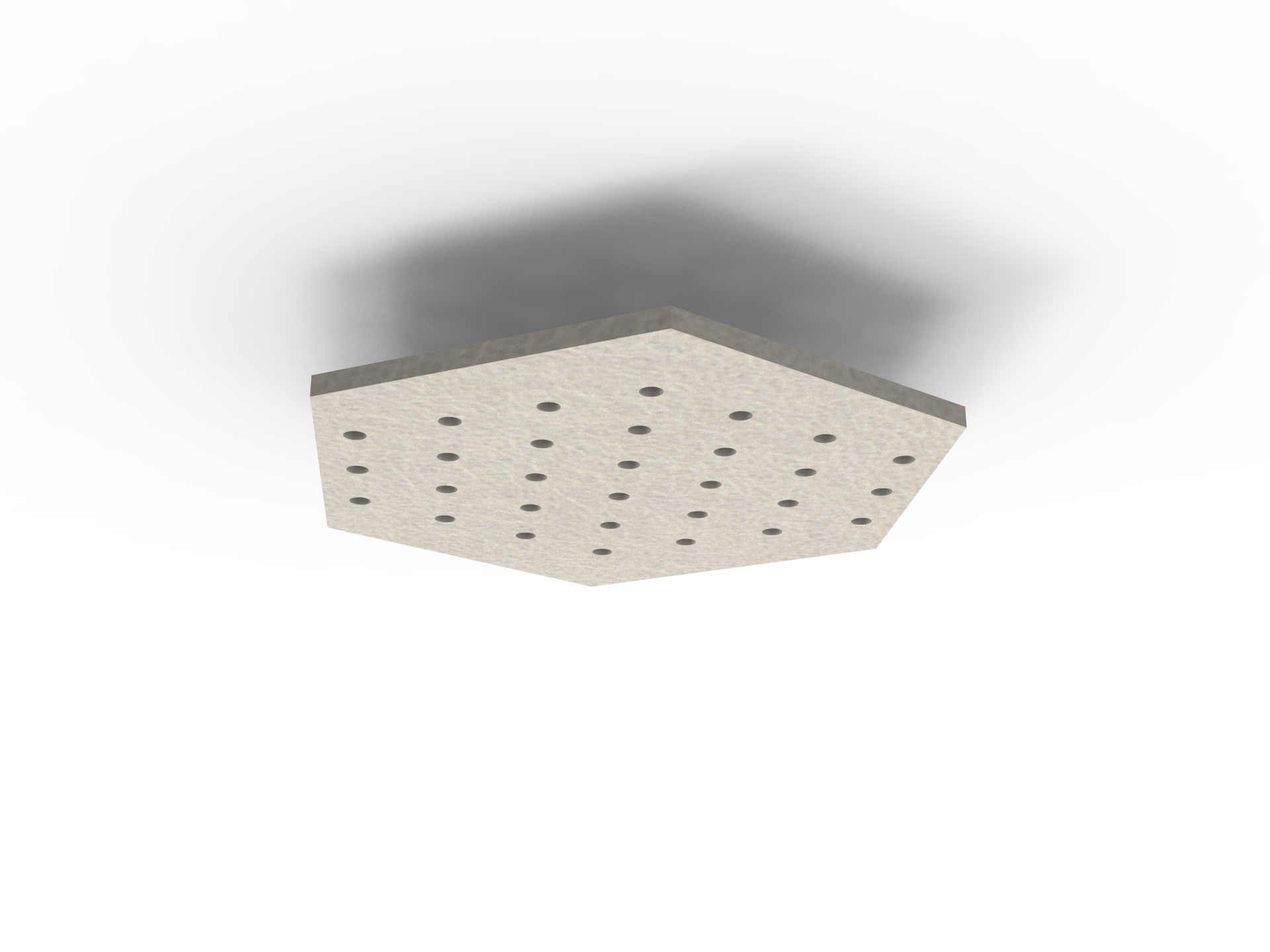 Rapidline Acouline Ripple Hive Hanging Ceiling Panel – Mist 500 | 790mm Dia | NRC 0.85 | 10-Year Warranty