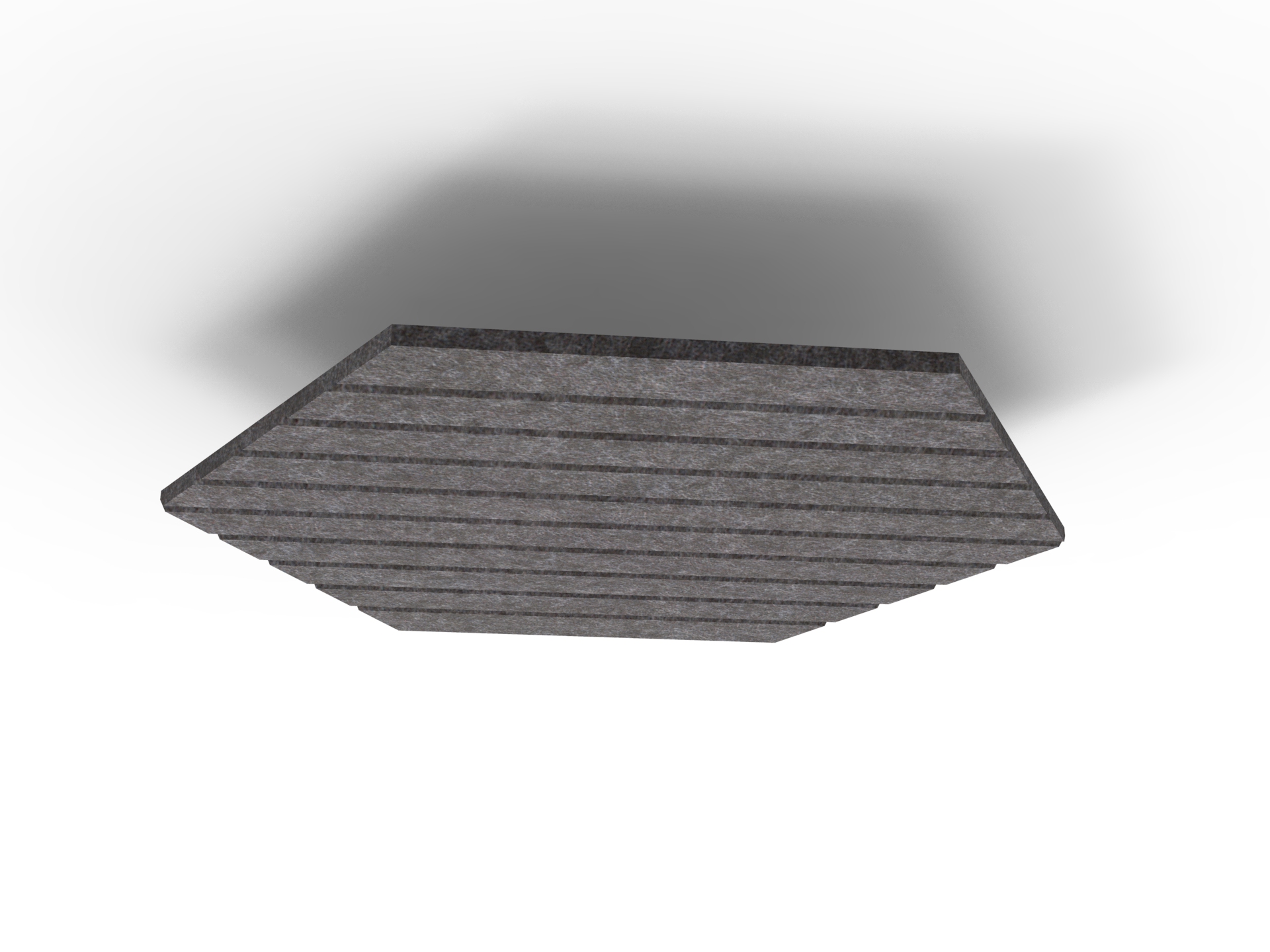 Acouline Hive V-Groove Hanging Ceiling Panel – 1180mm Dia – 24mm – Char