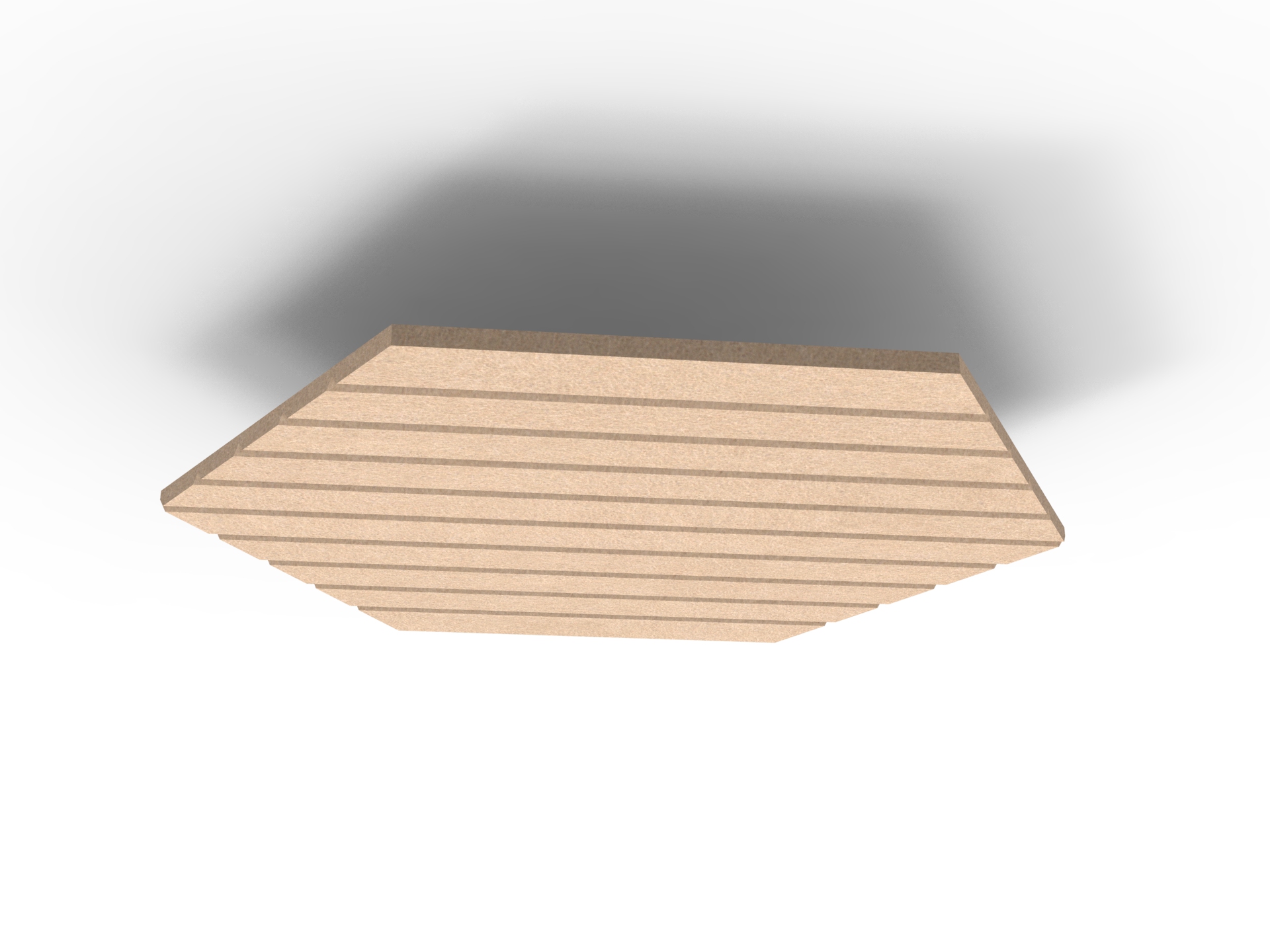 Acouline V Groove Hive Hanging Ceiling Panel – 1180mm Dia, 24mm Thick | Clay 370
