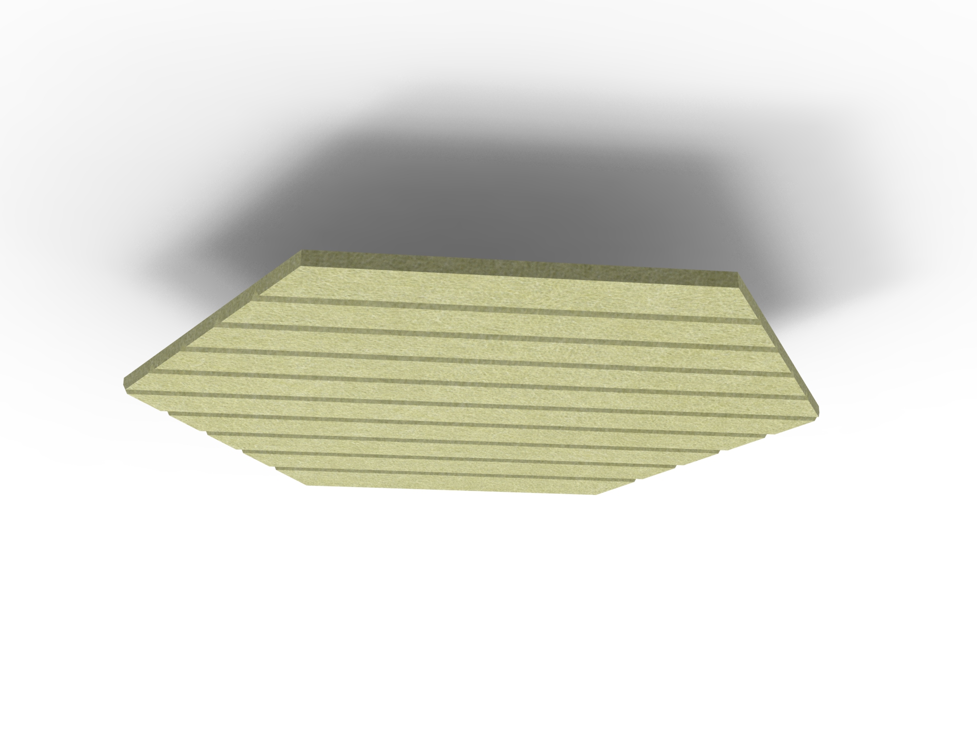 Acouline V Groove Hive Hanging Ceiling Panel – 1180mm Dia | Fern | 24mm | NRC 0.85
