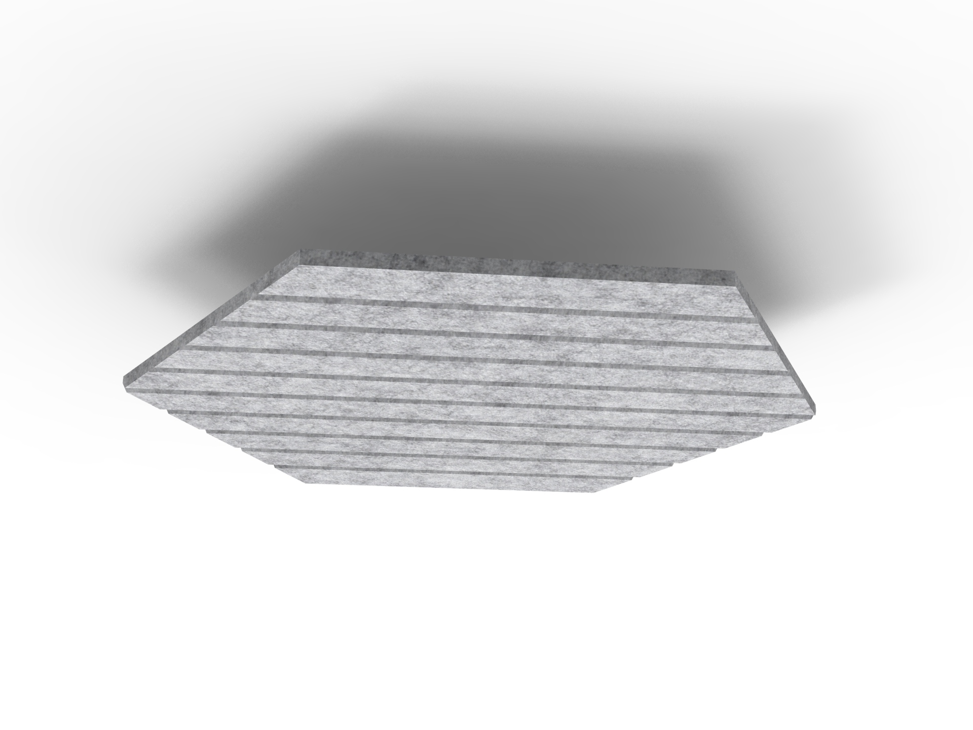 Acouline Hive V-Groove Hanging Ceiling Panel – 1180mm Dia – 24mm – Flint