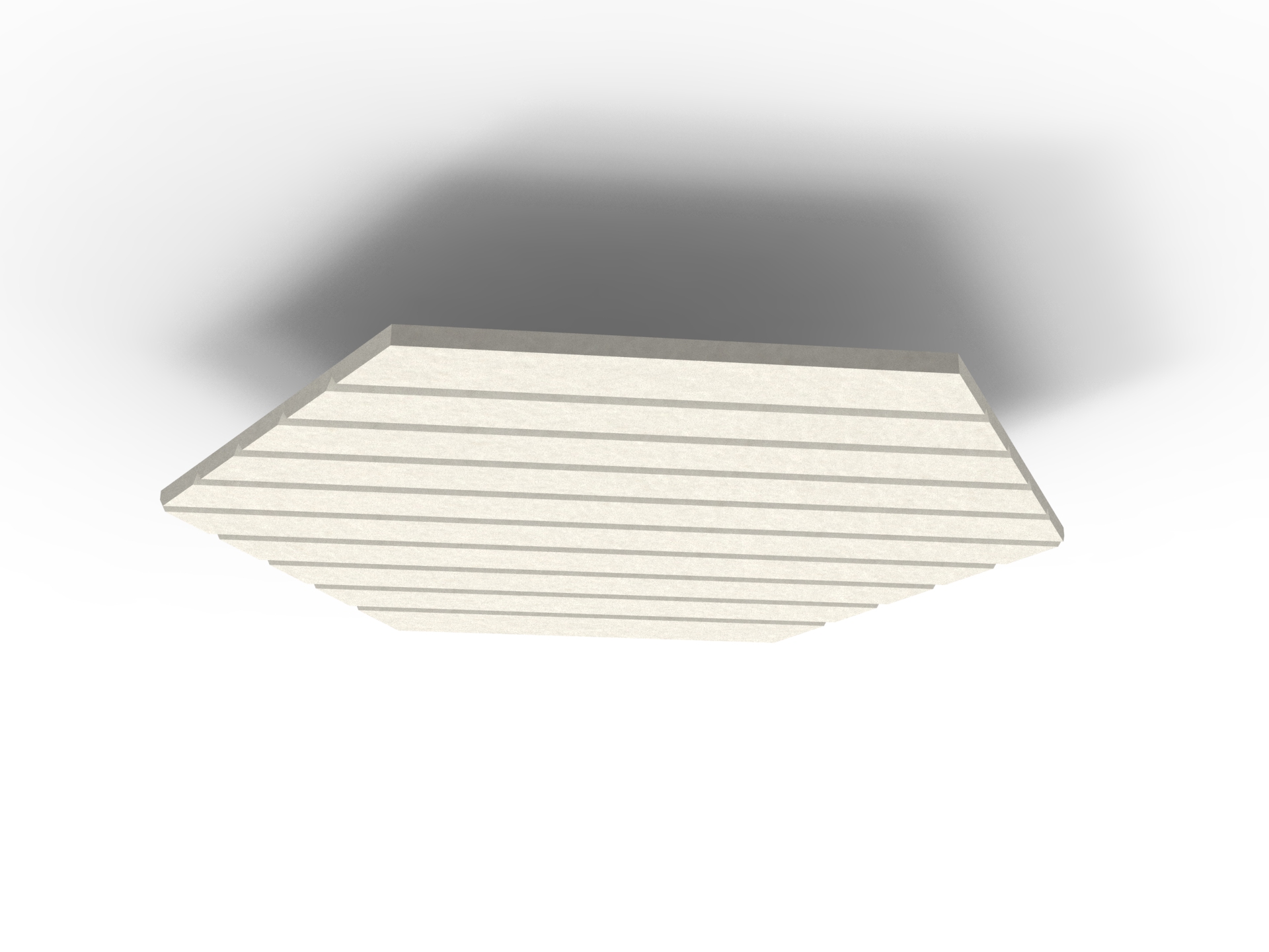 Acouline V Groove Hive Hanging Ceiling Panel – 1180mm Dia, 24mm Thick | Frost 380