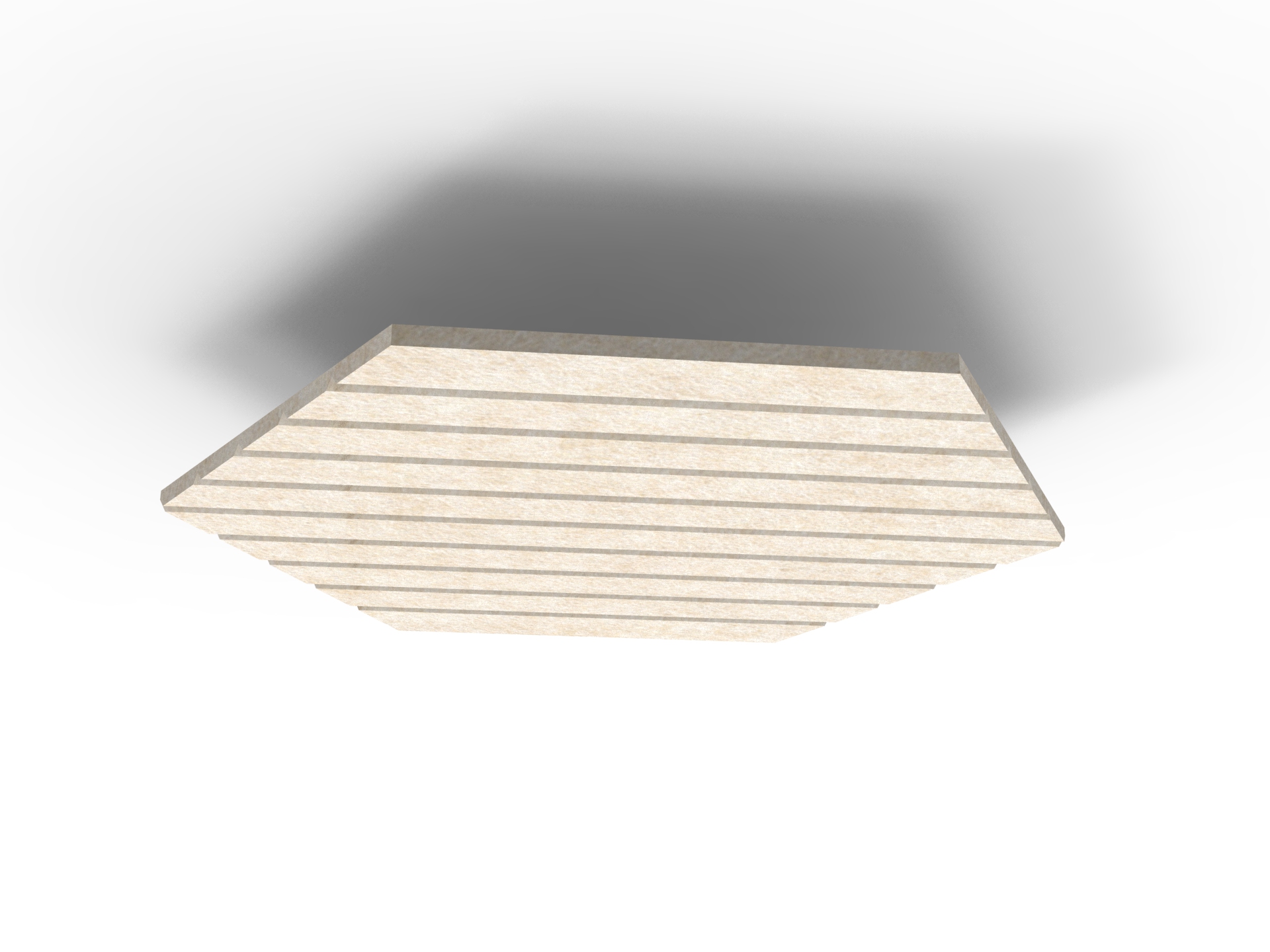 Acouline Hive V-Groove Hanging Ceiling Panel – 1180mm Dia – 24mm – Truffle