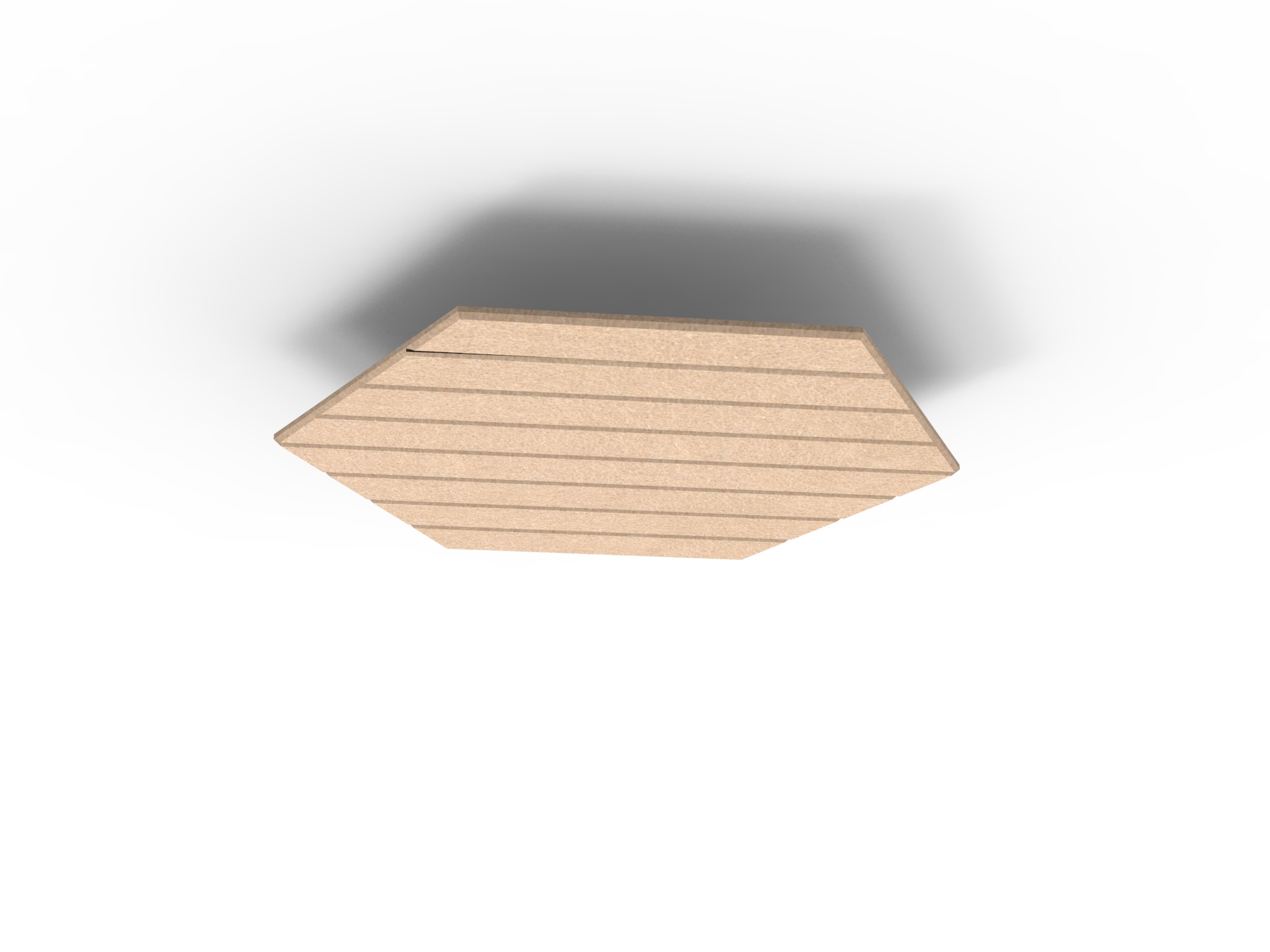 Rapidline V Groove Hive Hanging Ceiling Panel – 790mm Dia × 24mm – Clay