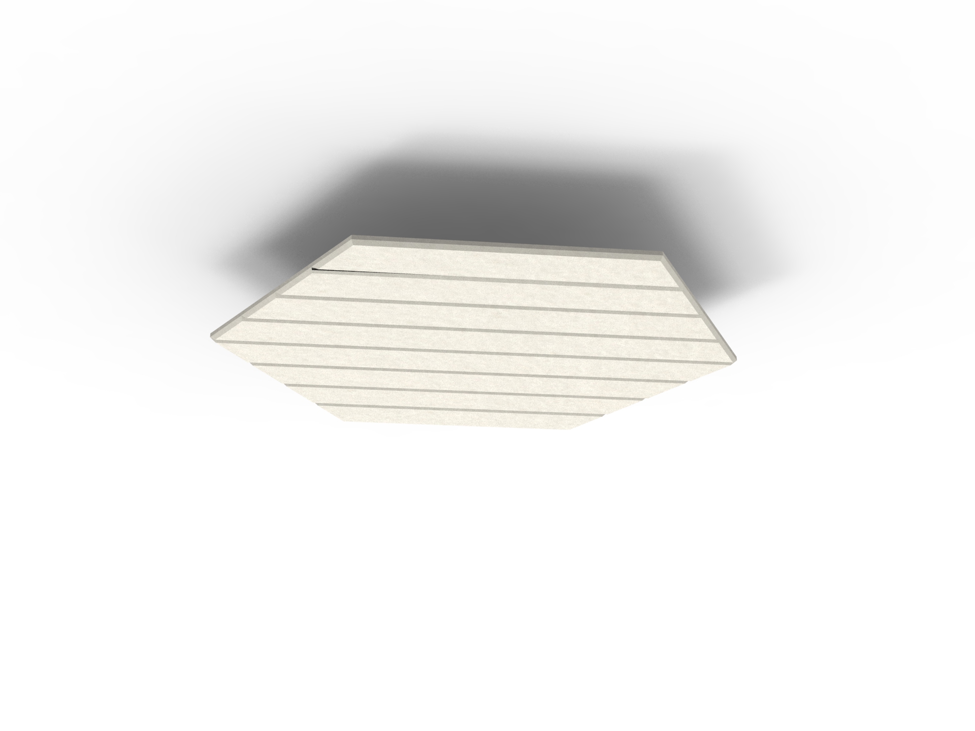 Rapidline V Groove Hive Hanging Ceiling Panel – 790mm Dia × 24mm – Frost