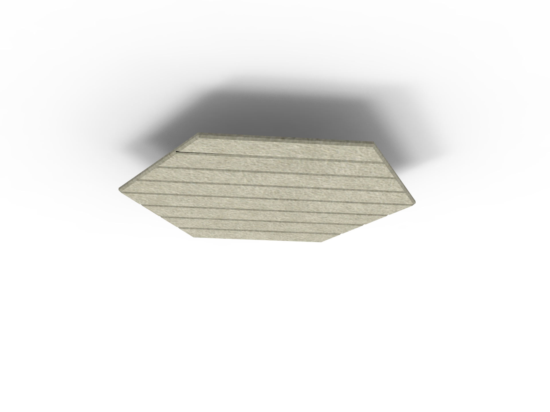 Acouline Hive V-Groove Hanging Ceiling Panel – 790mm Dia | Moss 090 | Rapidline