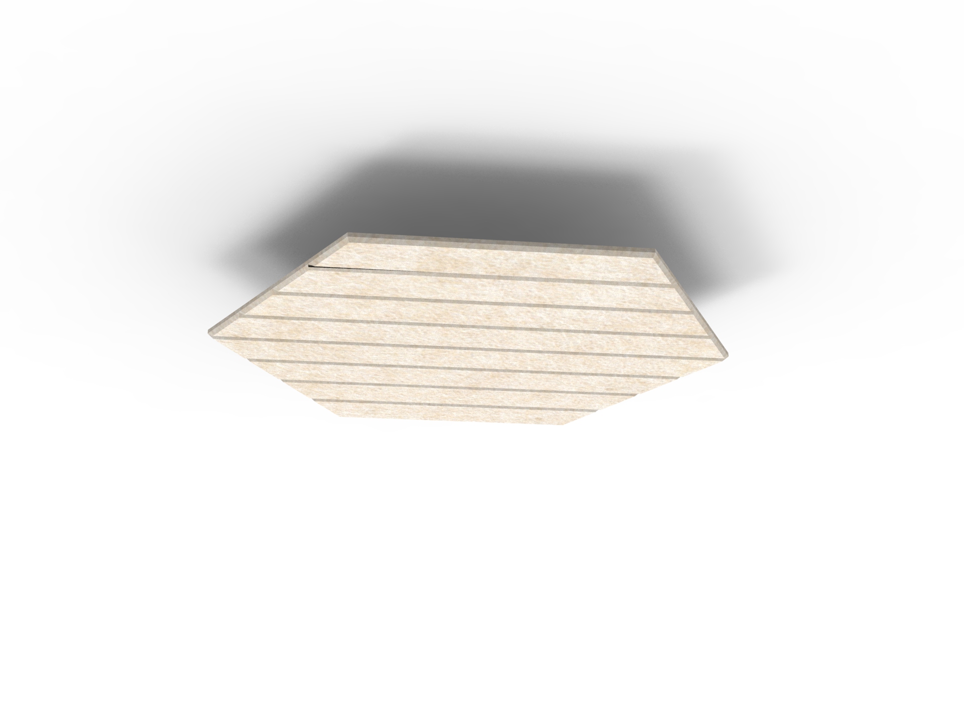 Acouline Hive V-Groove Hanging Ceiling Panel – 790mm Dia | Truffle 080 | Rapidline