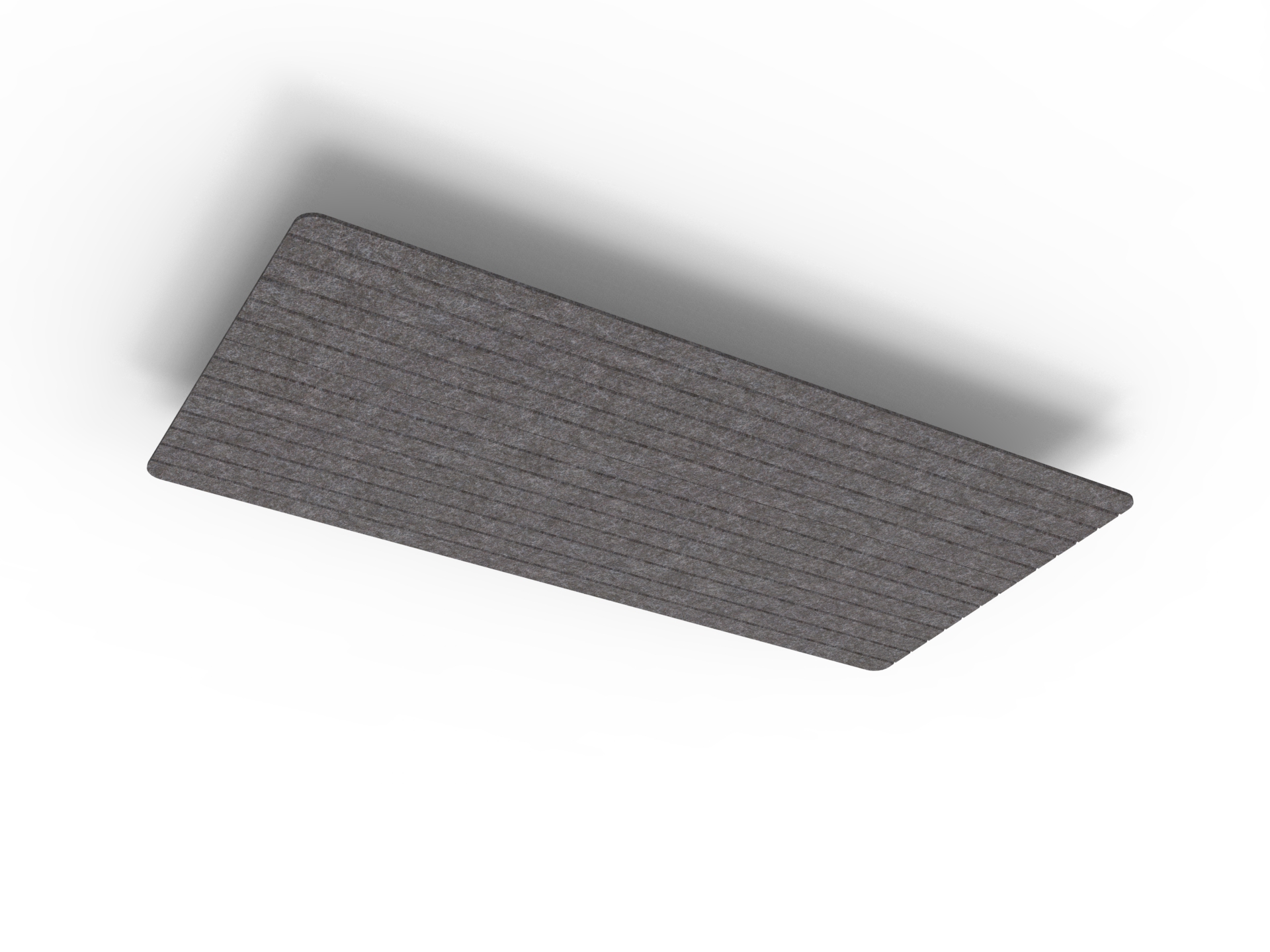 V Groove Ascend Span Hanging Ceiling Panels - 1200mm W x 600mm D x 24mm T - in Char 040 - Image 2