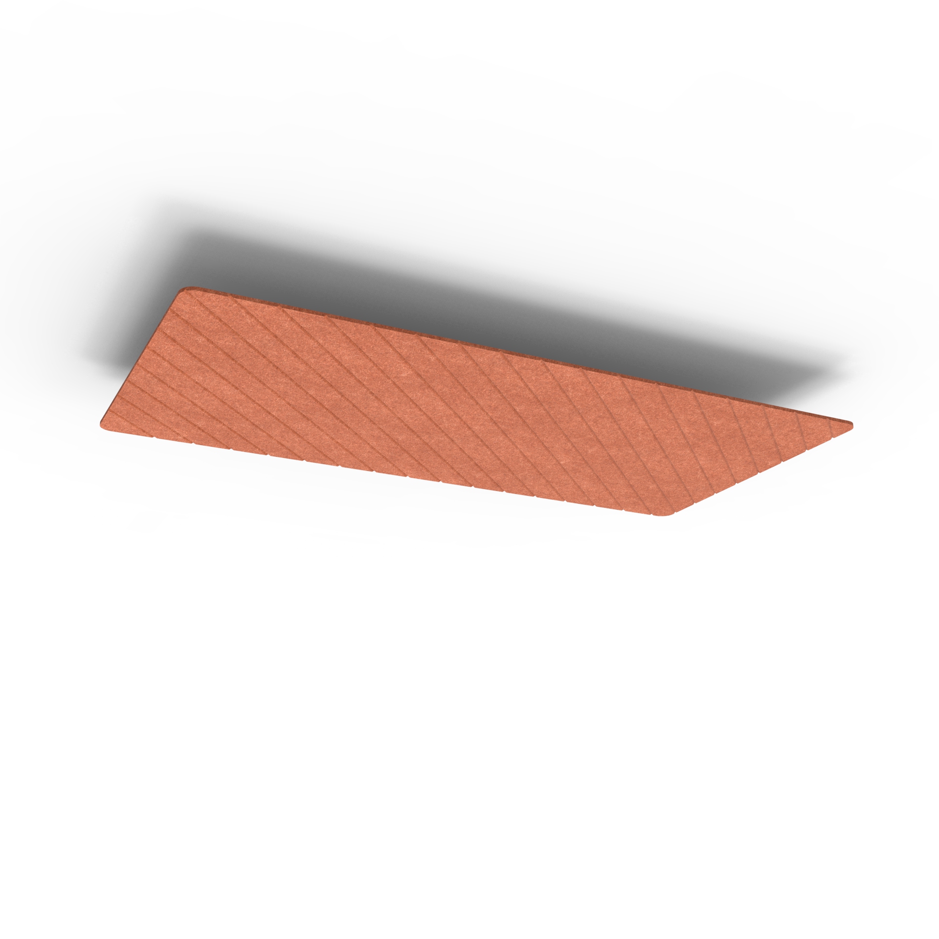 Rapidline Acouline Span V Groove Glide Hanging Ceiling Panel – 2400 × 1200 mm, 24 mm, Ember 120
