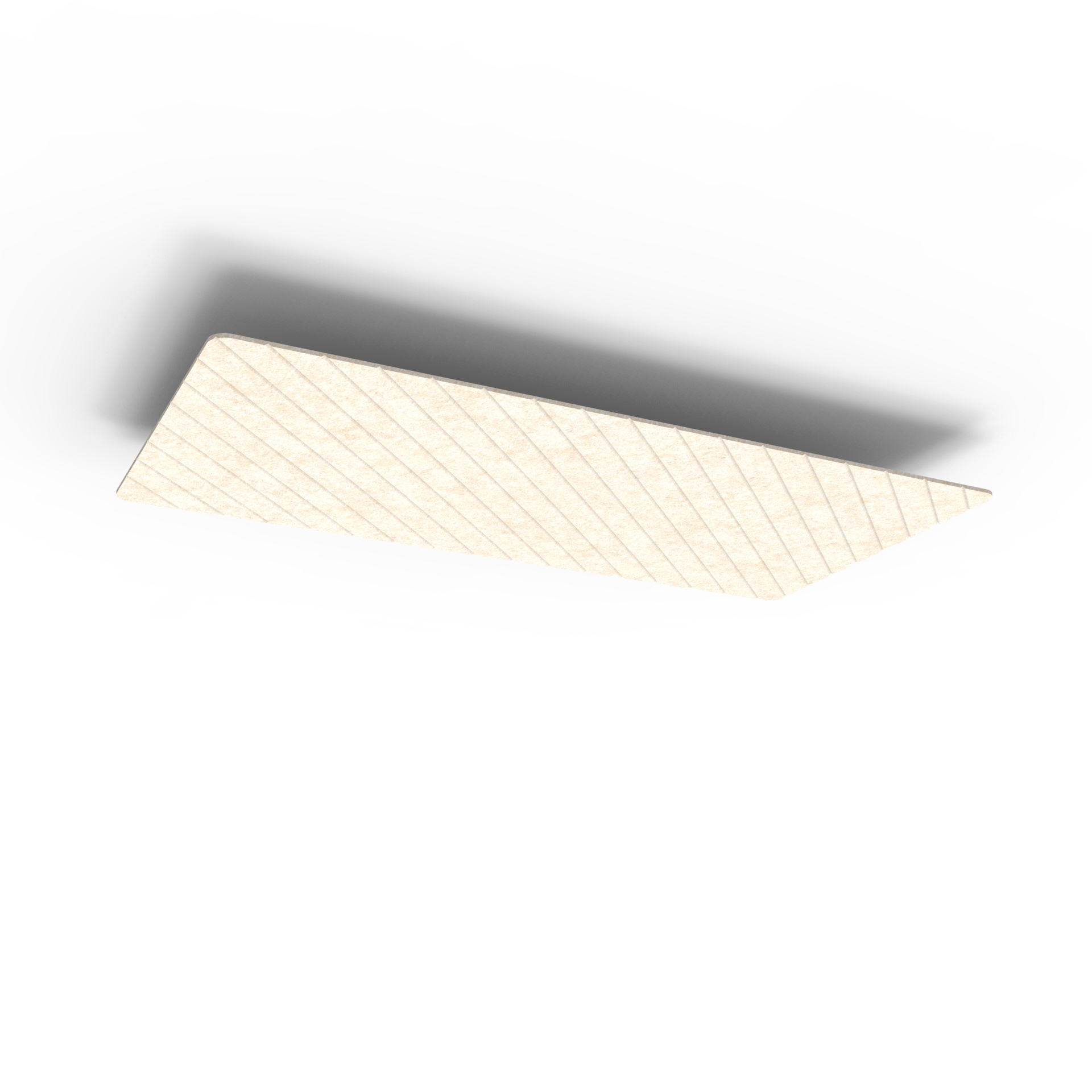 V Groove Glide Span Hanging Ceiling Panels - 1200mm W x 600mm D x 24mm T - in Truffle 080