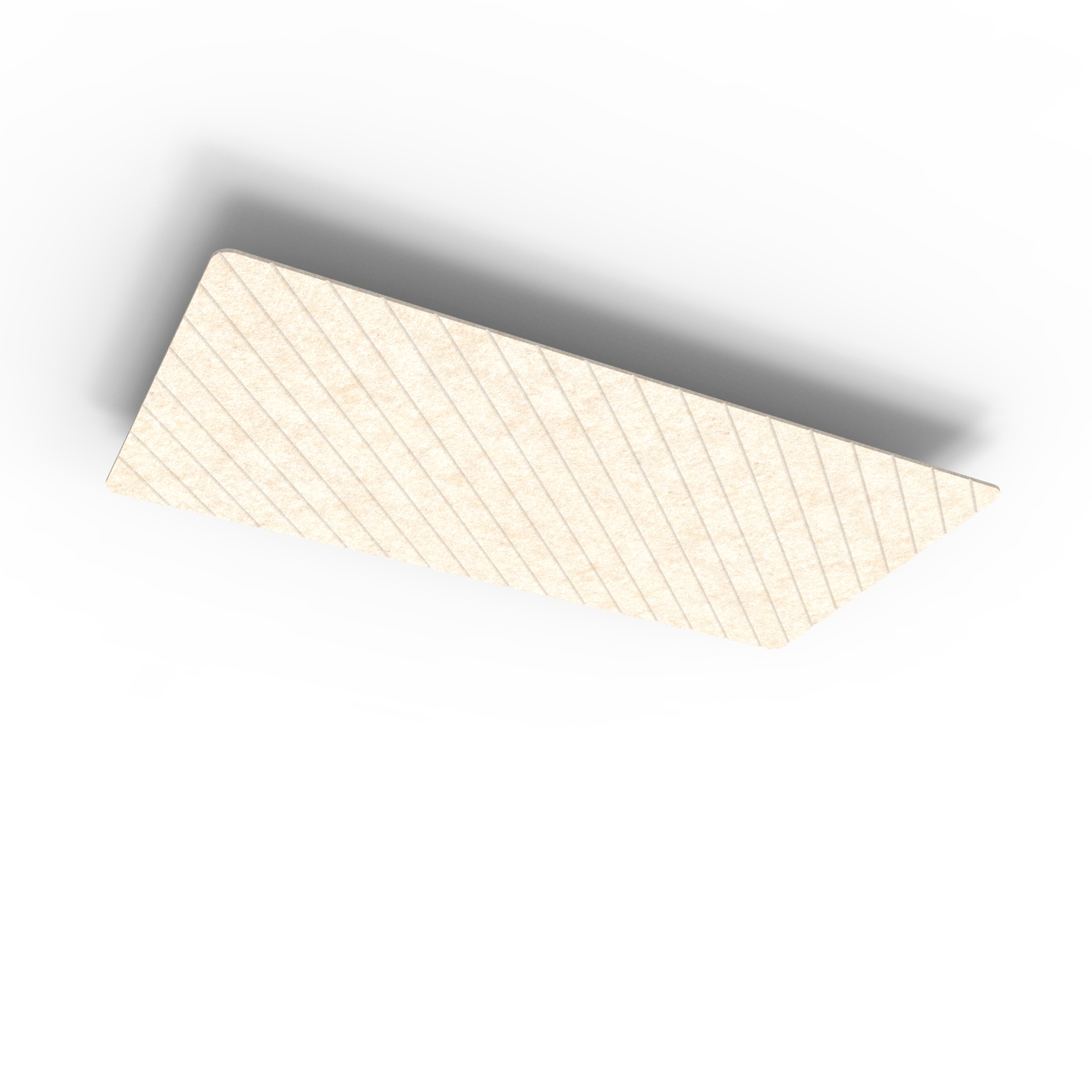 V Groove Glide Span Hanging Ceiling Panels - 1200mm W x 600mm D x 24mm T - in Truffle 080 - Image 2