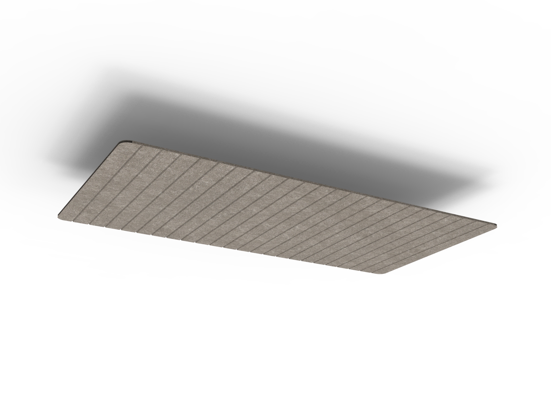 Rapidline Acouline Span Hanging Ceiling Panel – V Groove Horizon, Drift 130, 1200 × 600 mm, 24 mm Thick