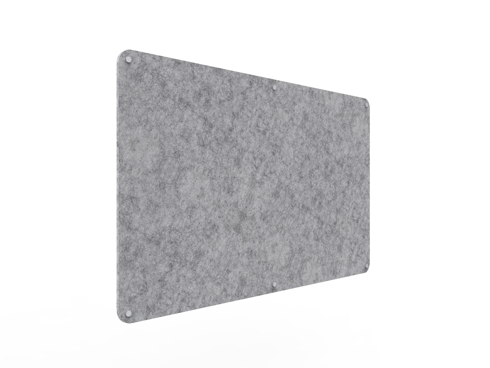 Acouline Frameless Pinboard - 1500mm x 900mm x 12mm T - in Flint 030 - Image 2