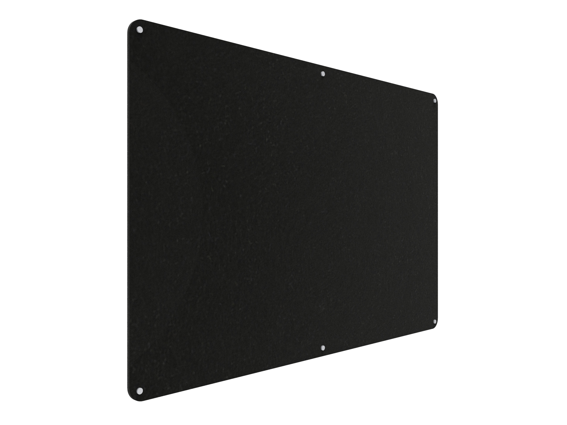 Acouline Frameless Pinboard - 1800mm x 1200mm x 12mm T - in Coal 070 - Image 2