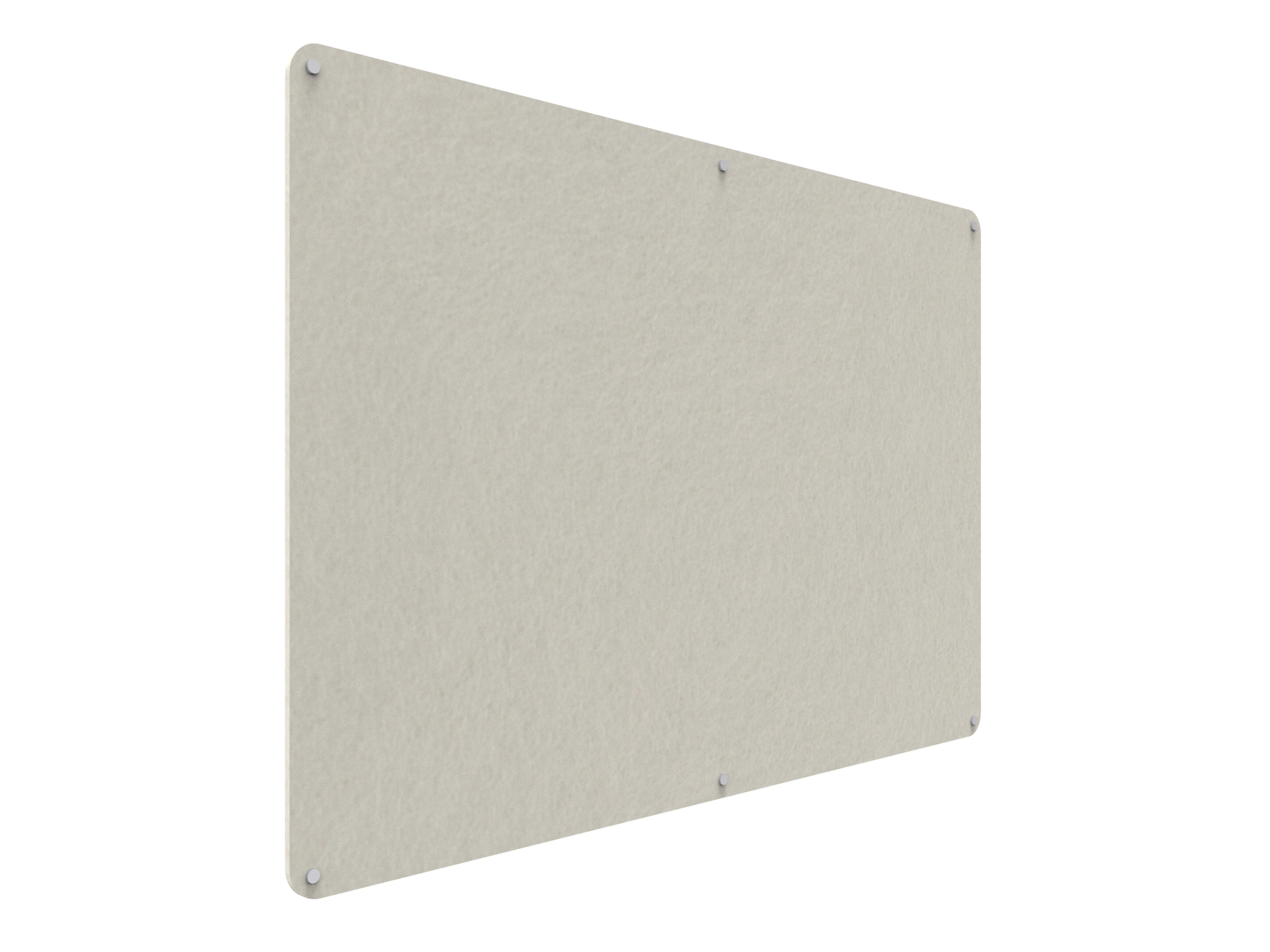 Acouline Frameless Pinboard - 1800mm x 1200mm x 12mm T - in Frost 380 - Image 2