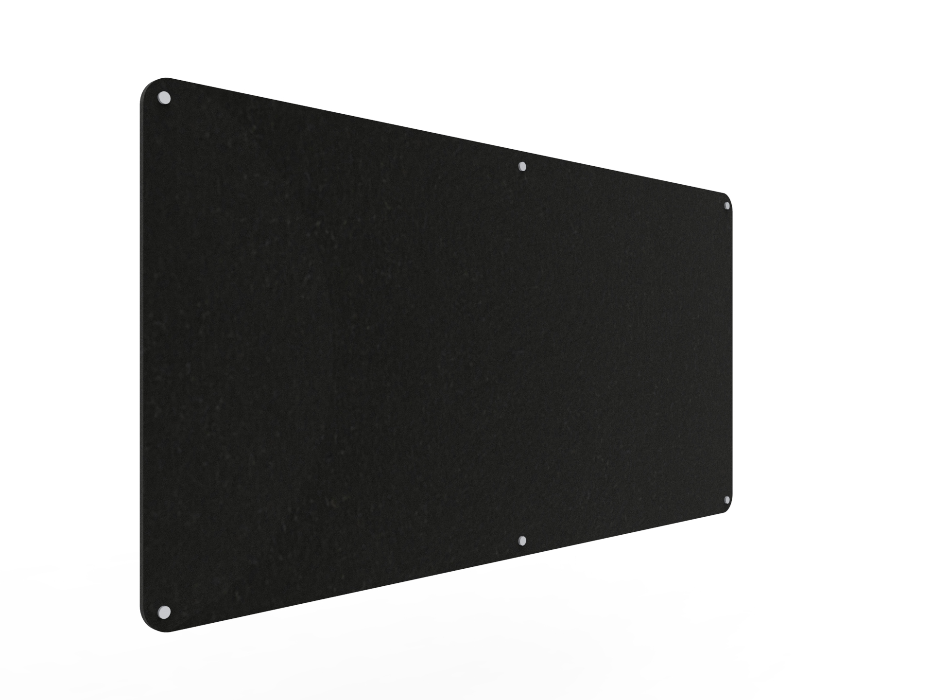 Acouline Frameless Pinboard - 1800mm x 900mm x 12mm T - in Coal 070 - Image 2