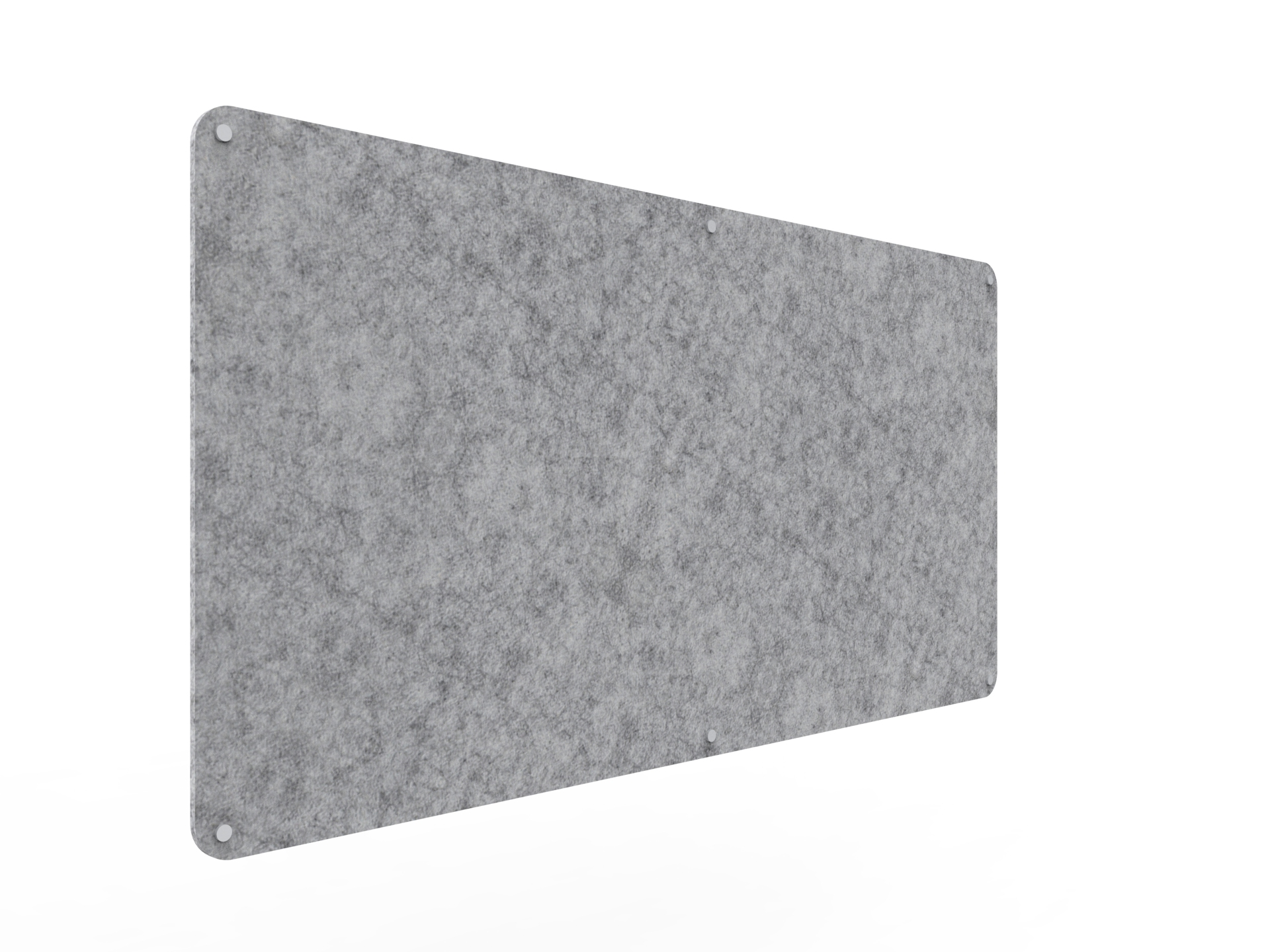 Acouline Frameless Pinboard - 1800mm x 900mm x 12mm T - in Flint 030 - Image 2
