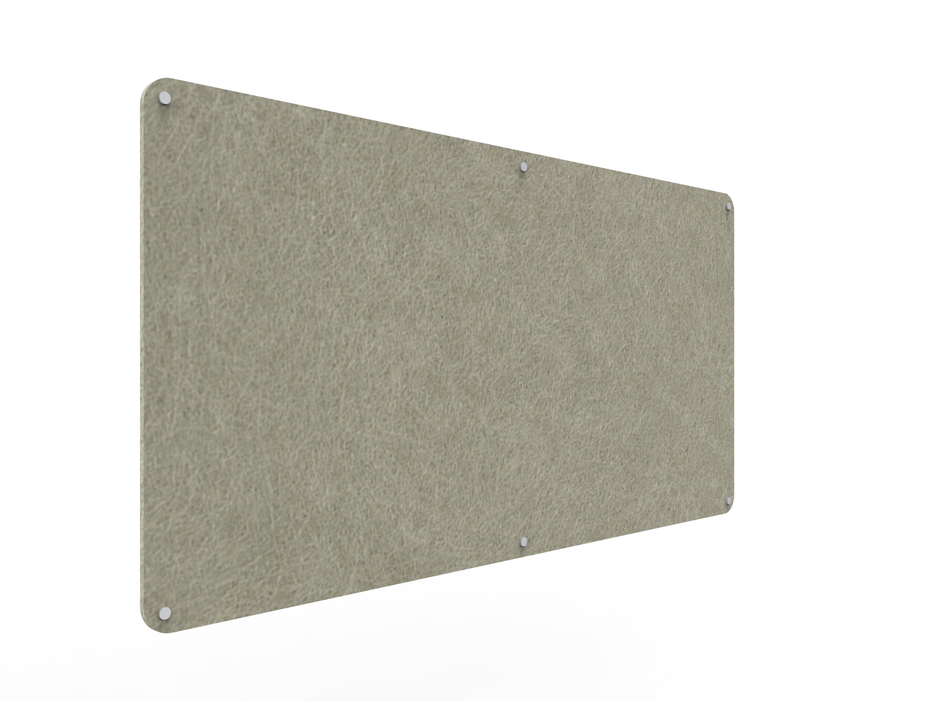 Acouline Frameless Pinboard - 1800mm x 900mm x 12mm T - in Moss 090 - Image 2