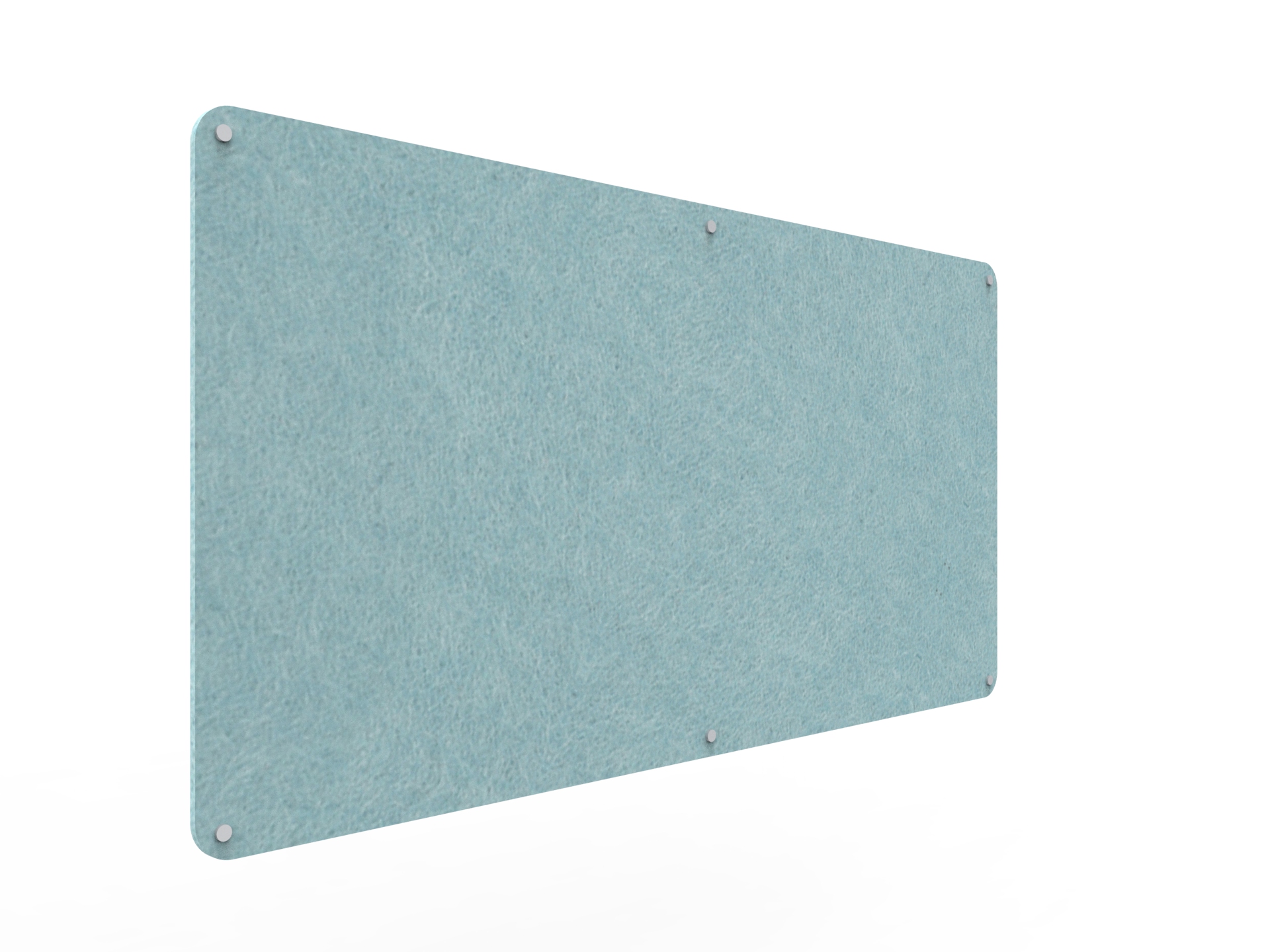Acouline Frameless Pinboard - 1800mm x 900mm x 12mm T - in Stream 240 - Image 2