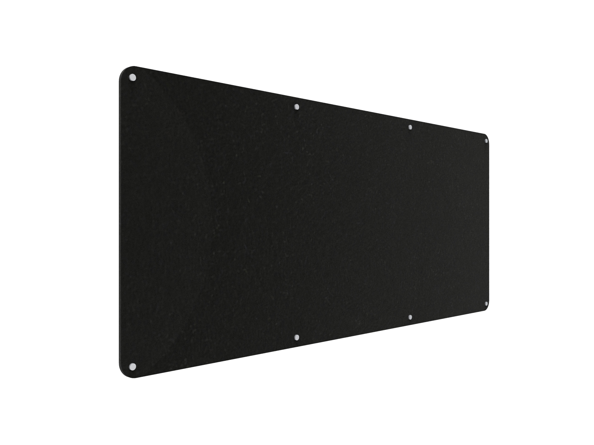 Acouline Frameless Pinboard - 2100mm x 900mm x 12mm T - in Coal 070 - Image 2