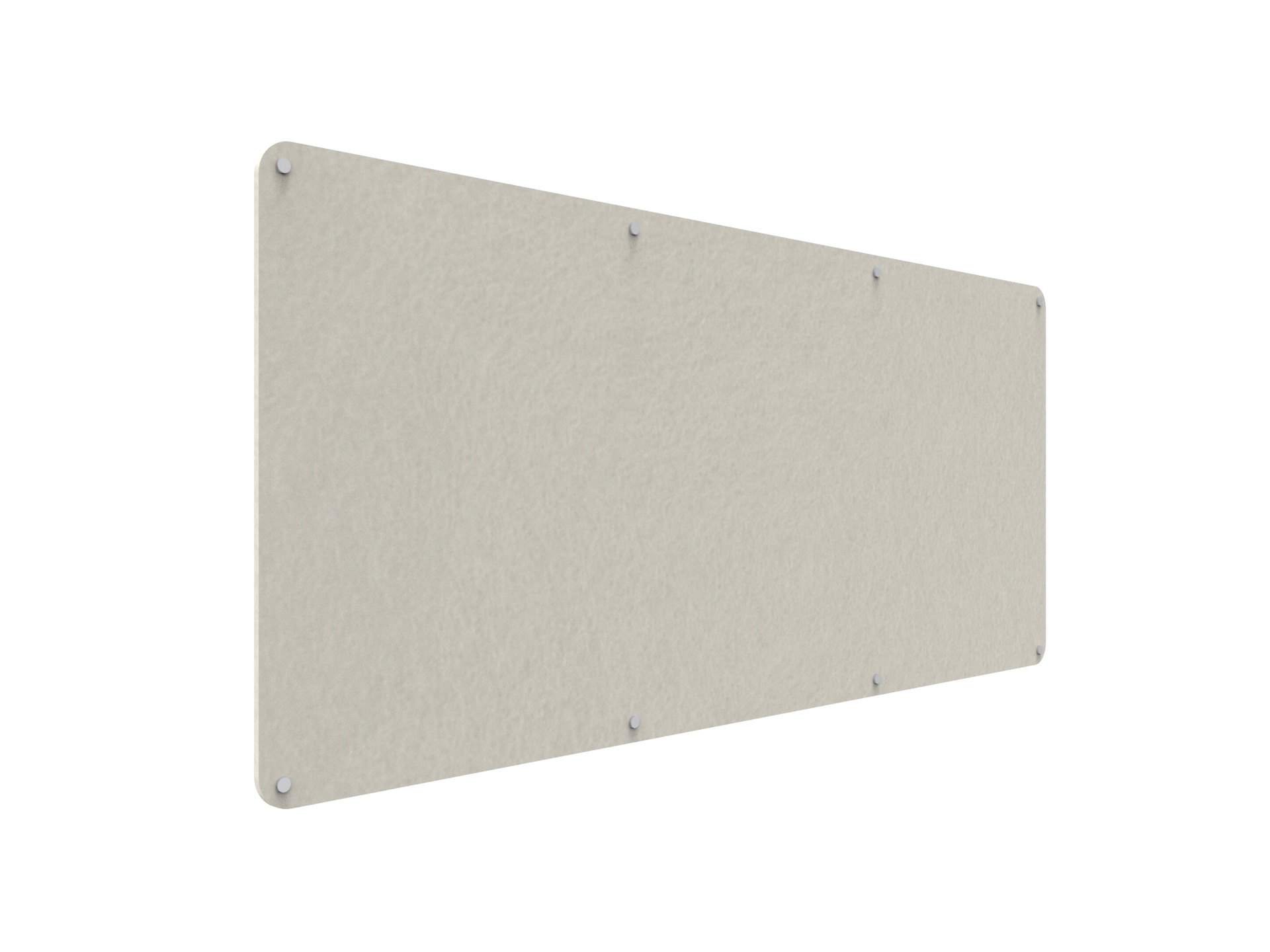Acouline Frameless Pinboard - 2100mm x 900mm x 12mm T - in Frost 380 - Image 2