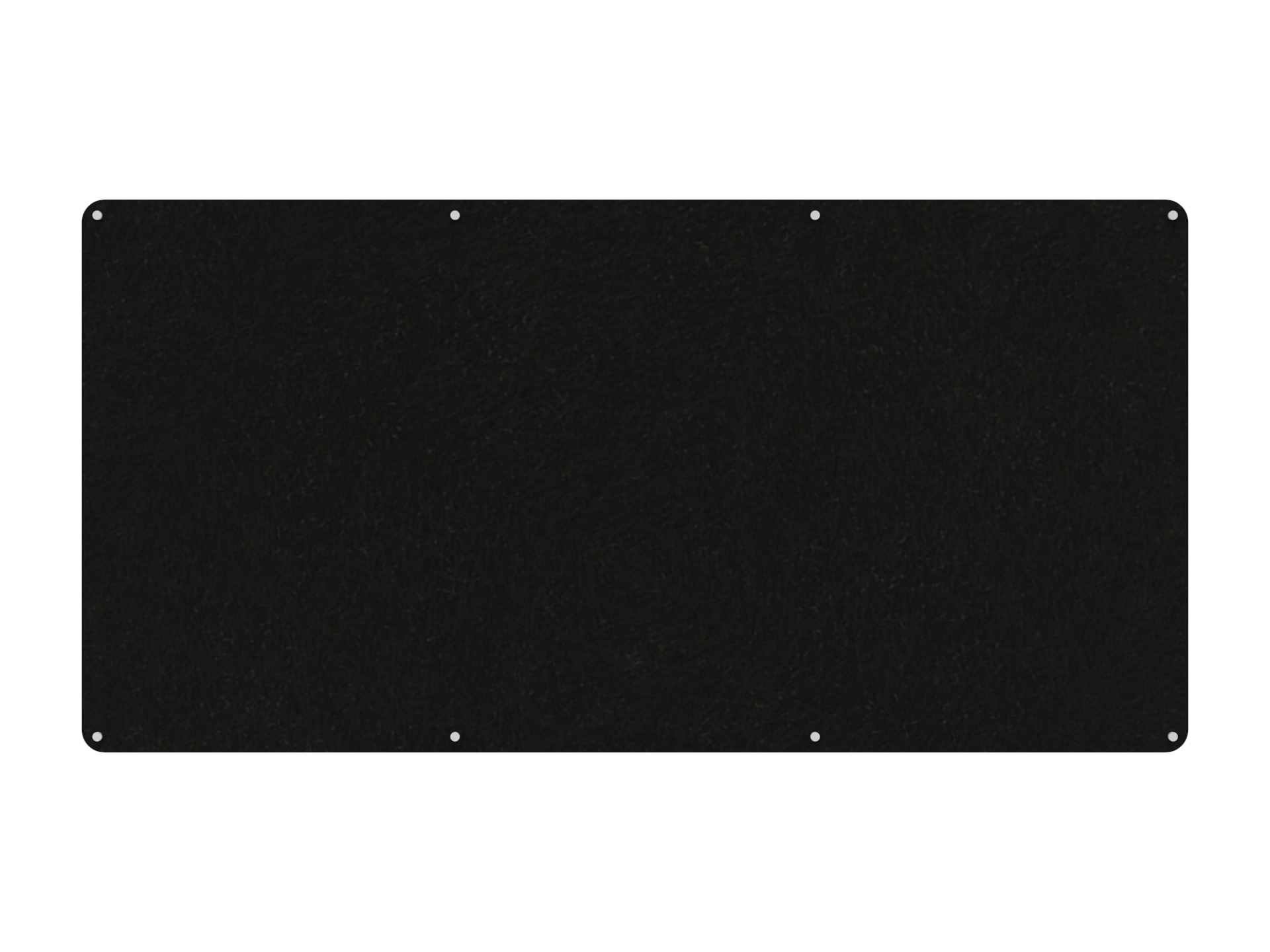 Rapidline Acouline Frameless Pinboard – 2400 x 1200mm, 12mm Thick, Coal 070