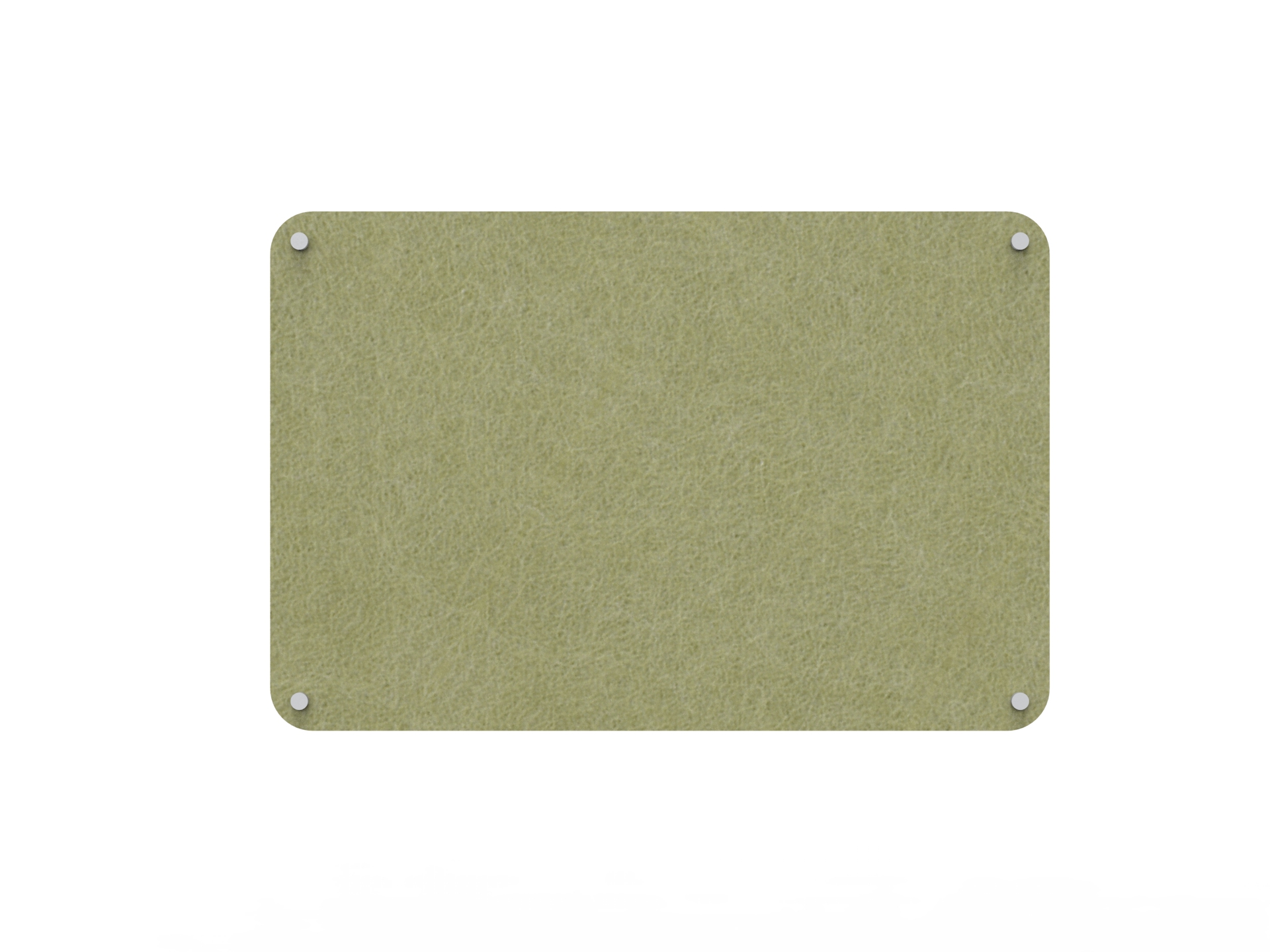 Acouline Frameless Pinboard 900×600mm | Fern 420 | 12mm Acoustic PET Panel by Rapidline