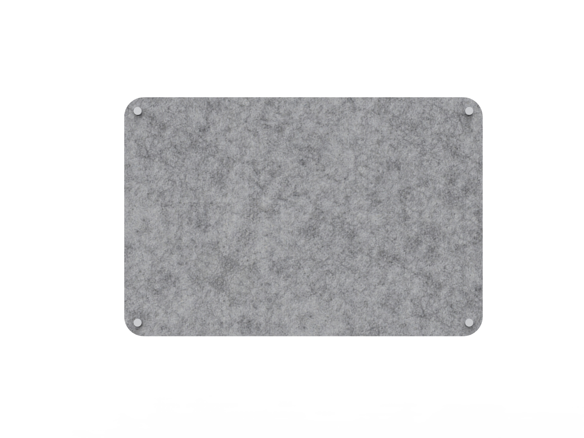 Acouline Frameless Pinboard – 900 × 600mm – Flint 030 | Rapidline