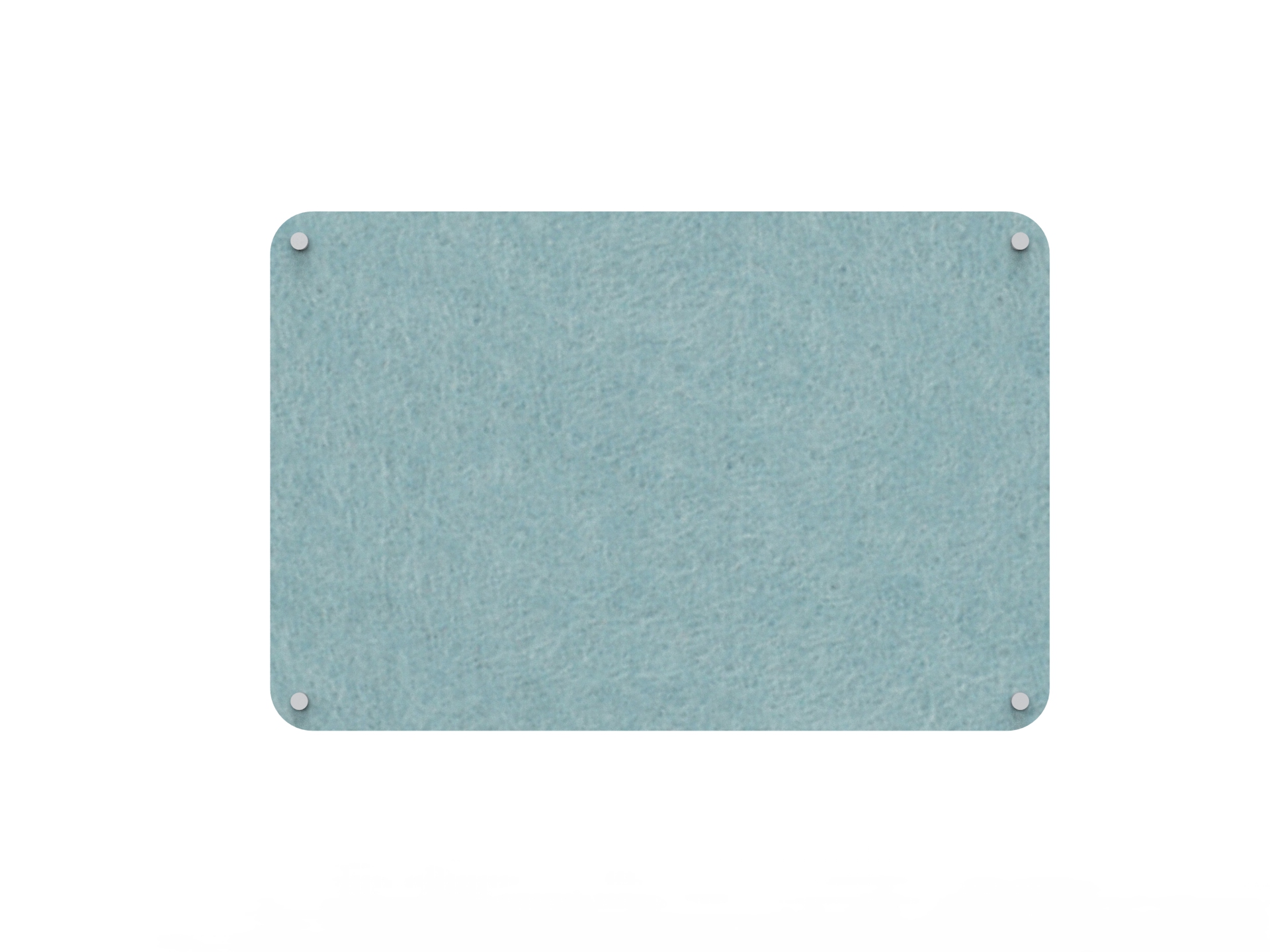 Acouline Frameless Pinboard - 900mm x 600mm x 12mm T - in Stream 240