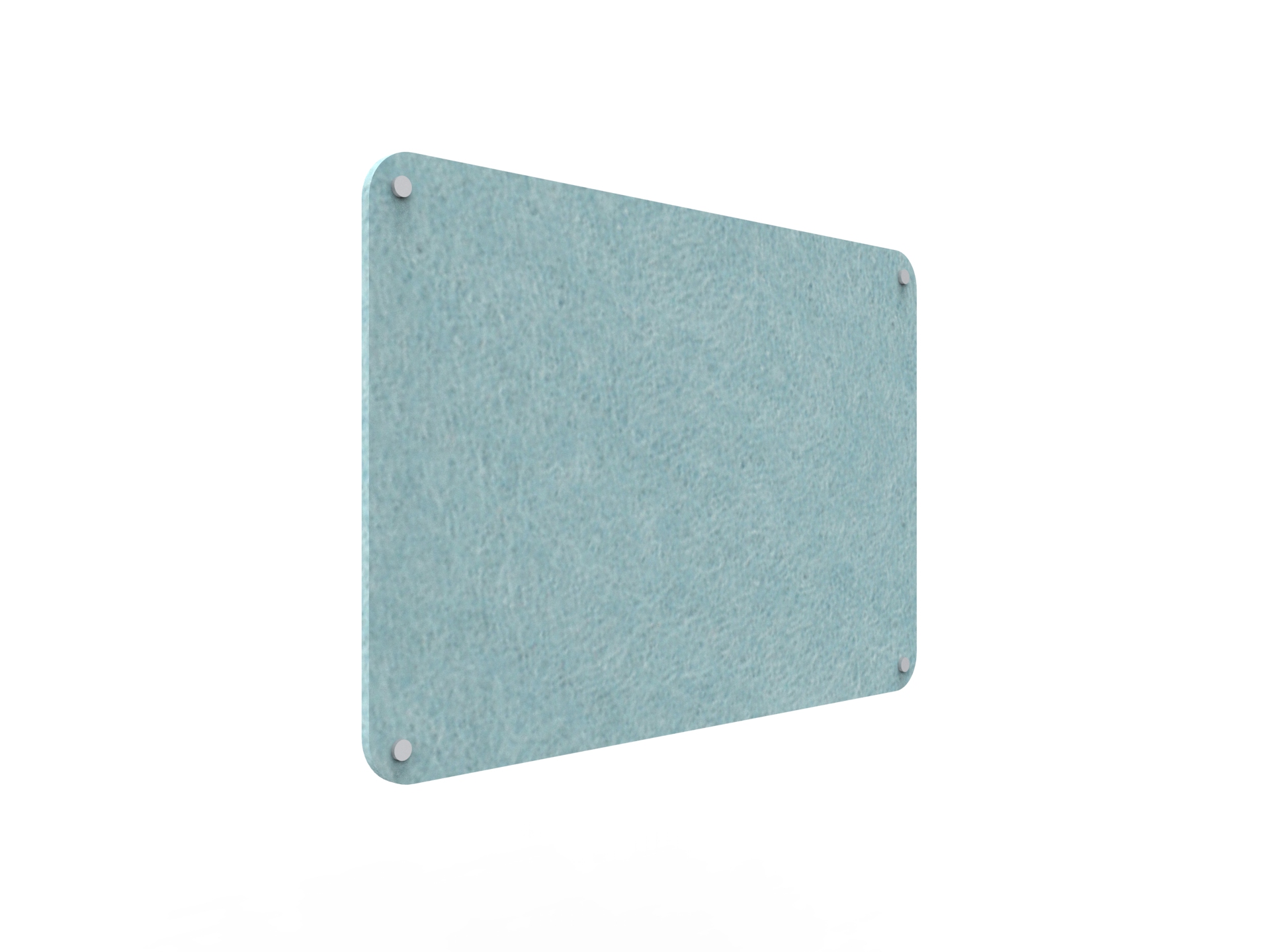 Acouline Frameless Pinboard - 900mm x 600mm x 12mm T - in Stream 240 - Image 2