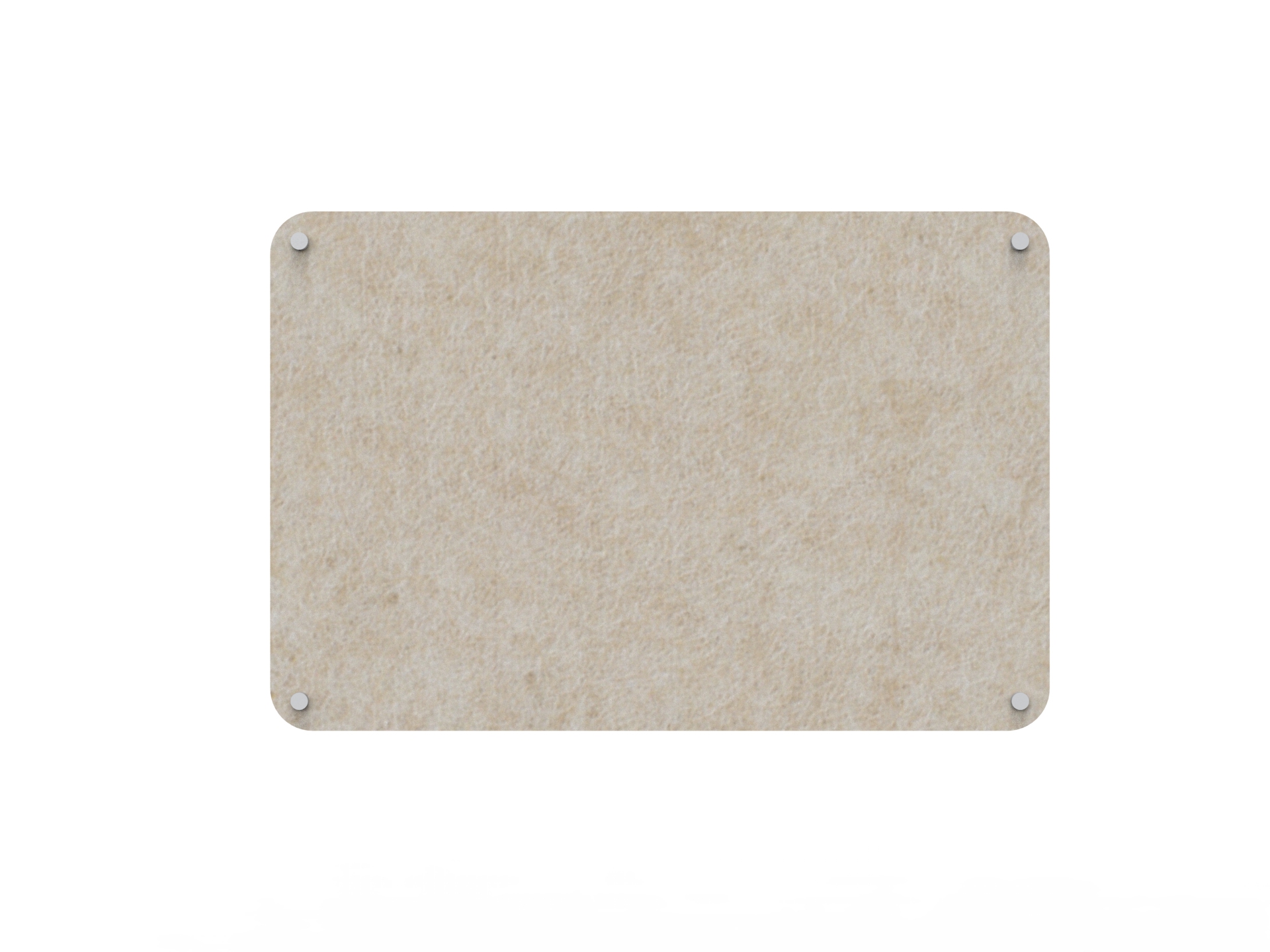 Acouline Frameless Pinboard – 900 × 600mm – Truffle 080 | Rapidline