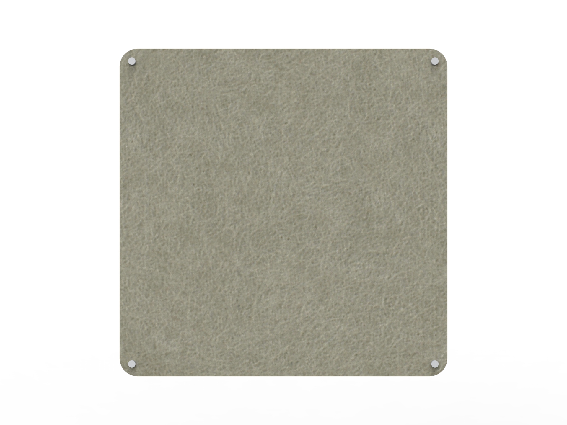 Rapidline Acouline Frameless Pinboard – 900 x 900mm, 12mm Thick, Moss