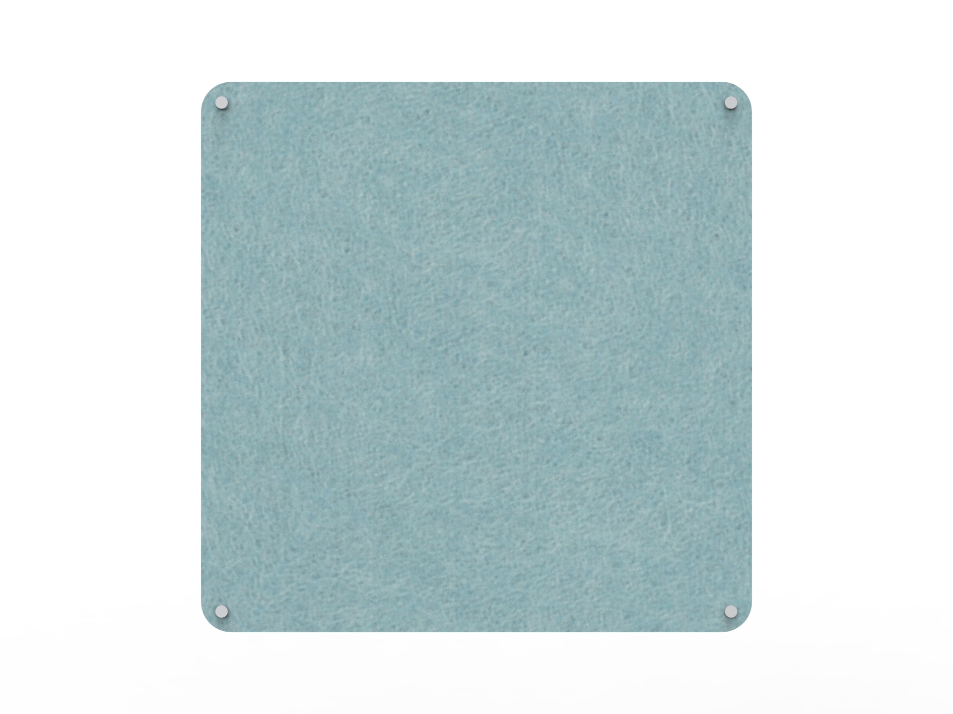 Acouline Frameless Pinboard - 900mm x 900mm x 12mm T - in Stream 240