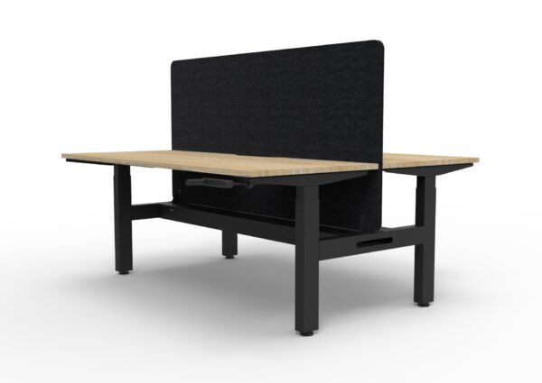 Boost Crank Back to Back Workstation with Screen and Cable Tray - Image 4