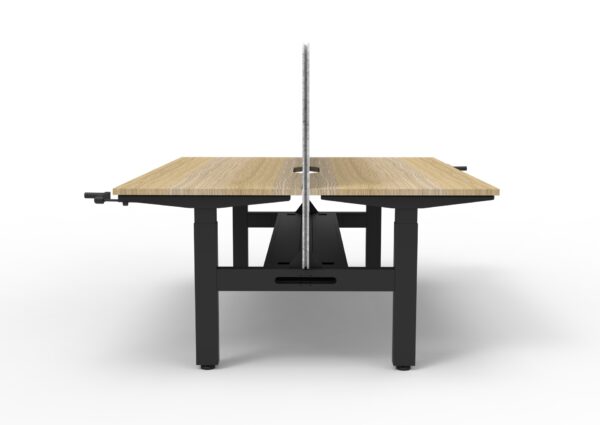 Boost Crank Back to Back Workstation with Screen and Cable Tray - Image 2