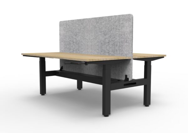 Boost Crank Back to Back Workstation with Screen and Cable Tray - Image 3