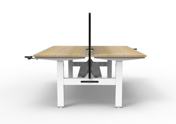 Boost Crank Back to Back Workstation with Screen and Cable Tray - Image 2