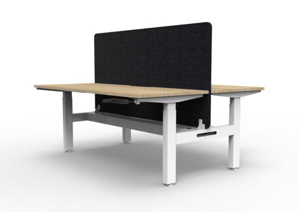 Boost Crank Back to Back Workstation with Screen and Cable Tray - Image 3