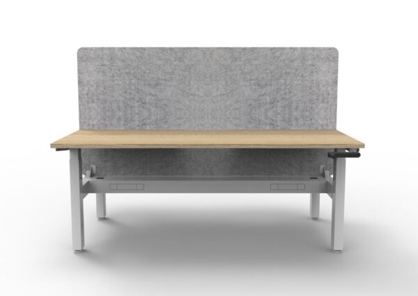 Boost Crank Back to Back Workstation with Screen and Cable Tray - Image 2