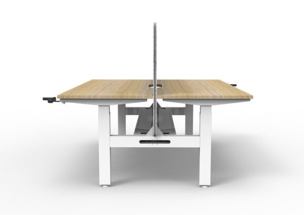 Boost Crank Back to Back Workstation with Screen and Cable Tray - Image 3